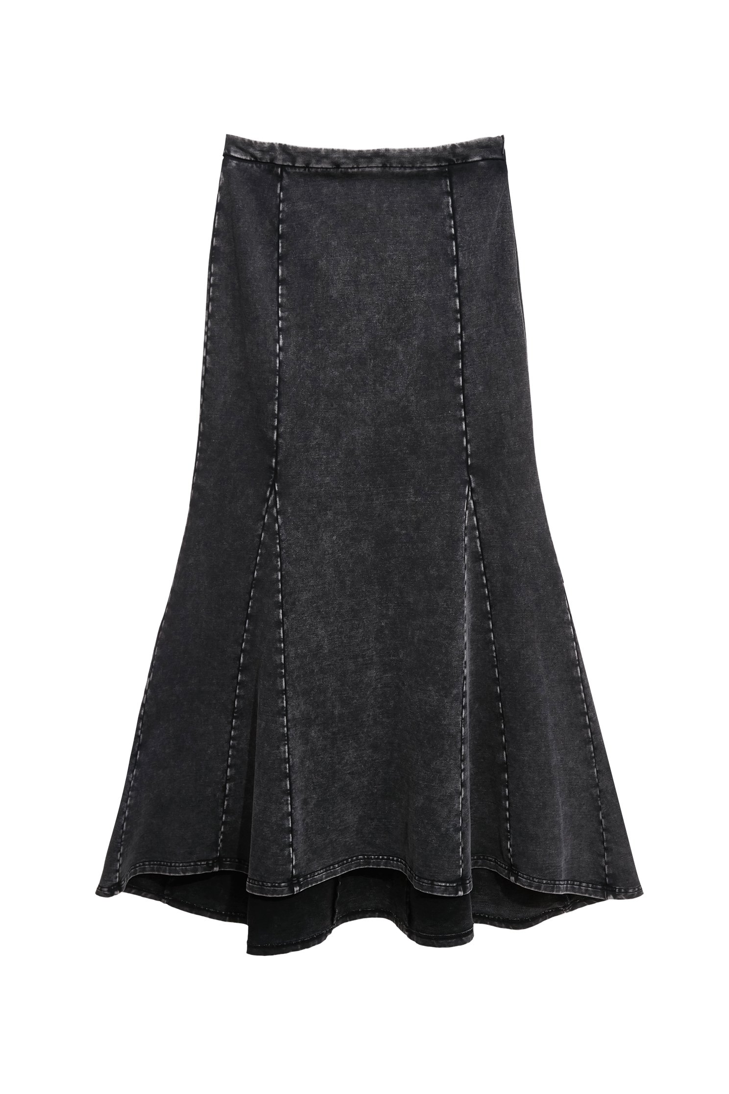 Maxi Fishtail Denim SkirtMaxi Fishtail Denim Skirt,Denim,Denim skirts,Season (AW) Look,Valentine,Cotton,Midi skirts