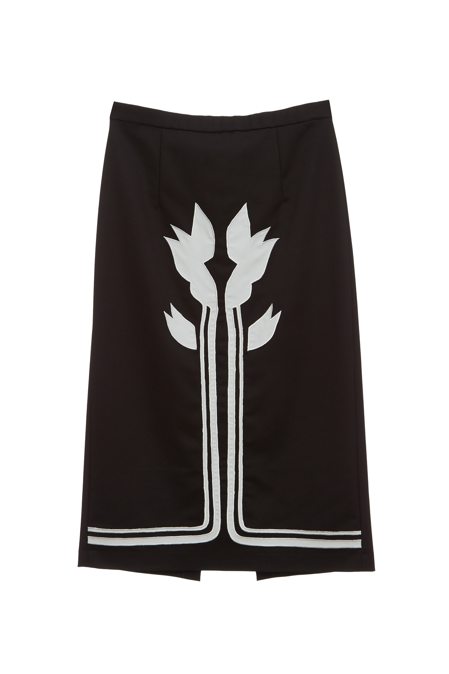 Contrast Floral Graphic Pencil SkirtContrast Floral Graphic Pencil Skirt,Season (SS) Look,Midi skirts