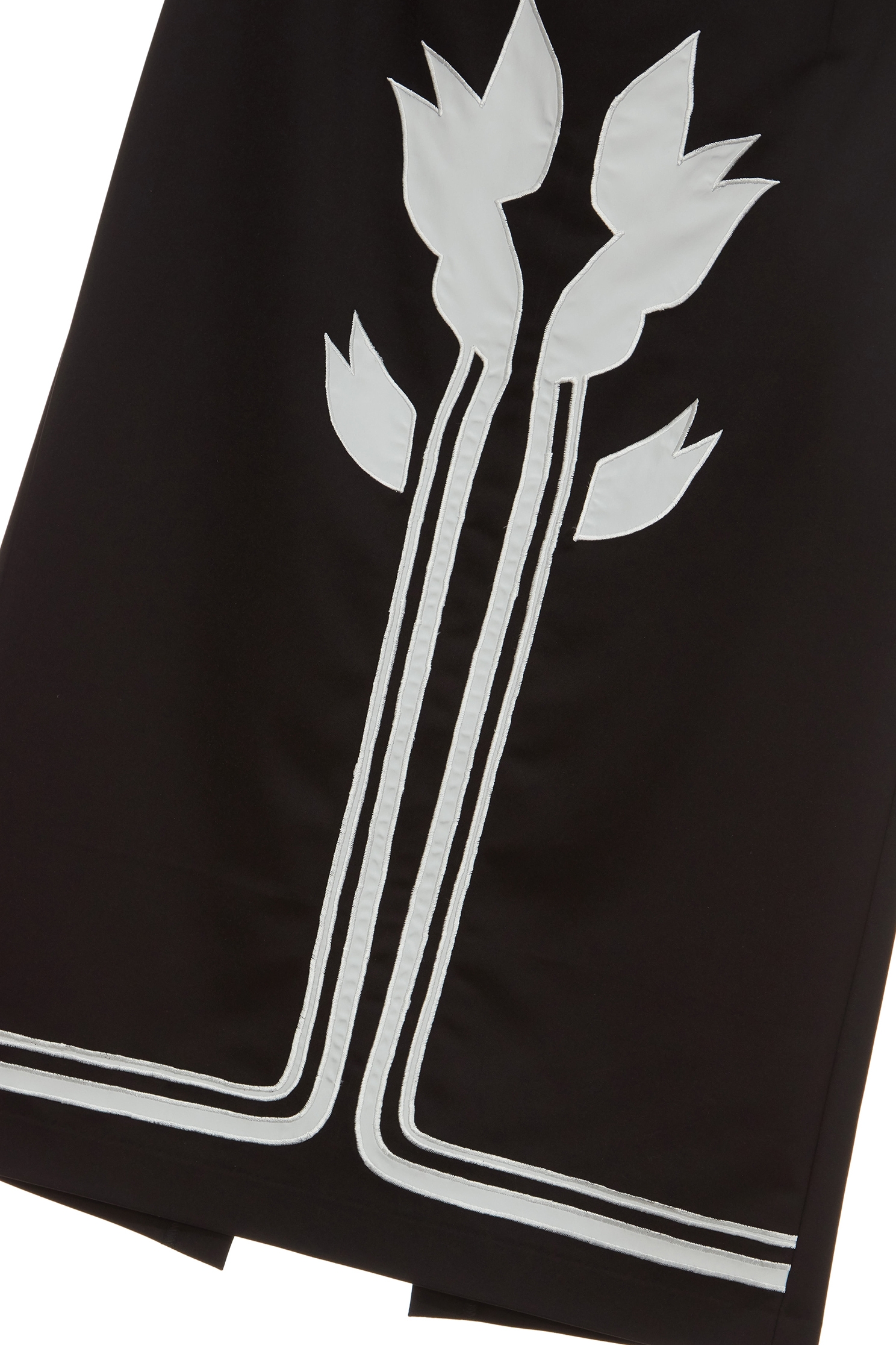 Contrast Floral Graphic Pencil SkirtContrast Floral Graphic Pencil Skirt,Season (SS) Look,Midi skirts