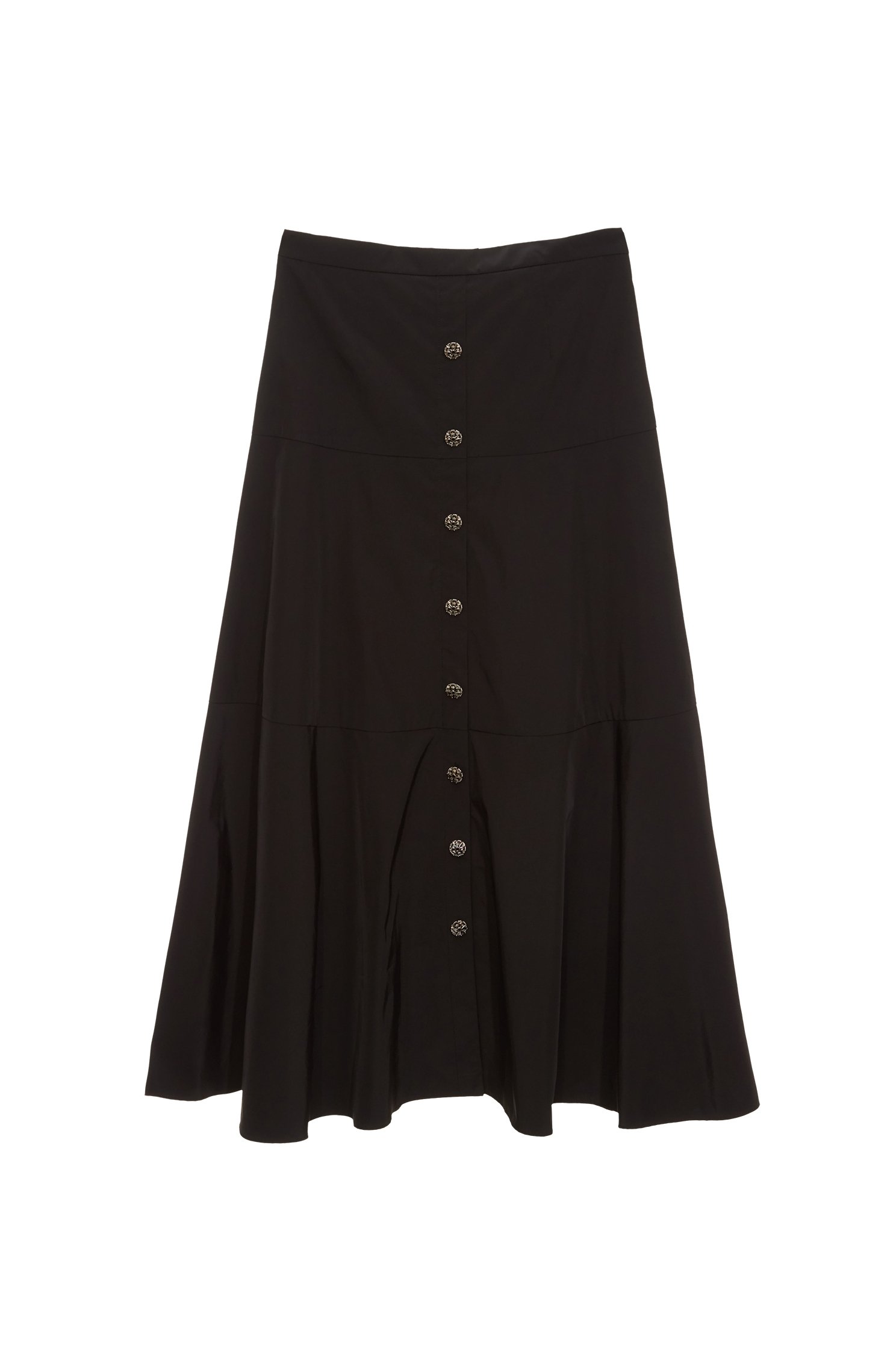 Black Taffeta Maxi SkirtBlack Taffeta Maxi Skirt,Season (SS) Look,Back To Classic,Midi skirts,Back To B/W