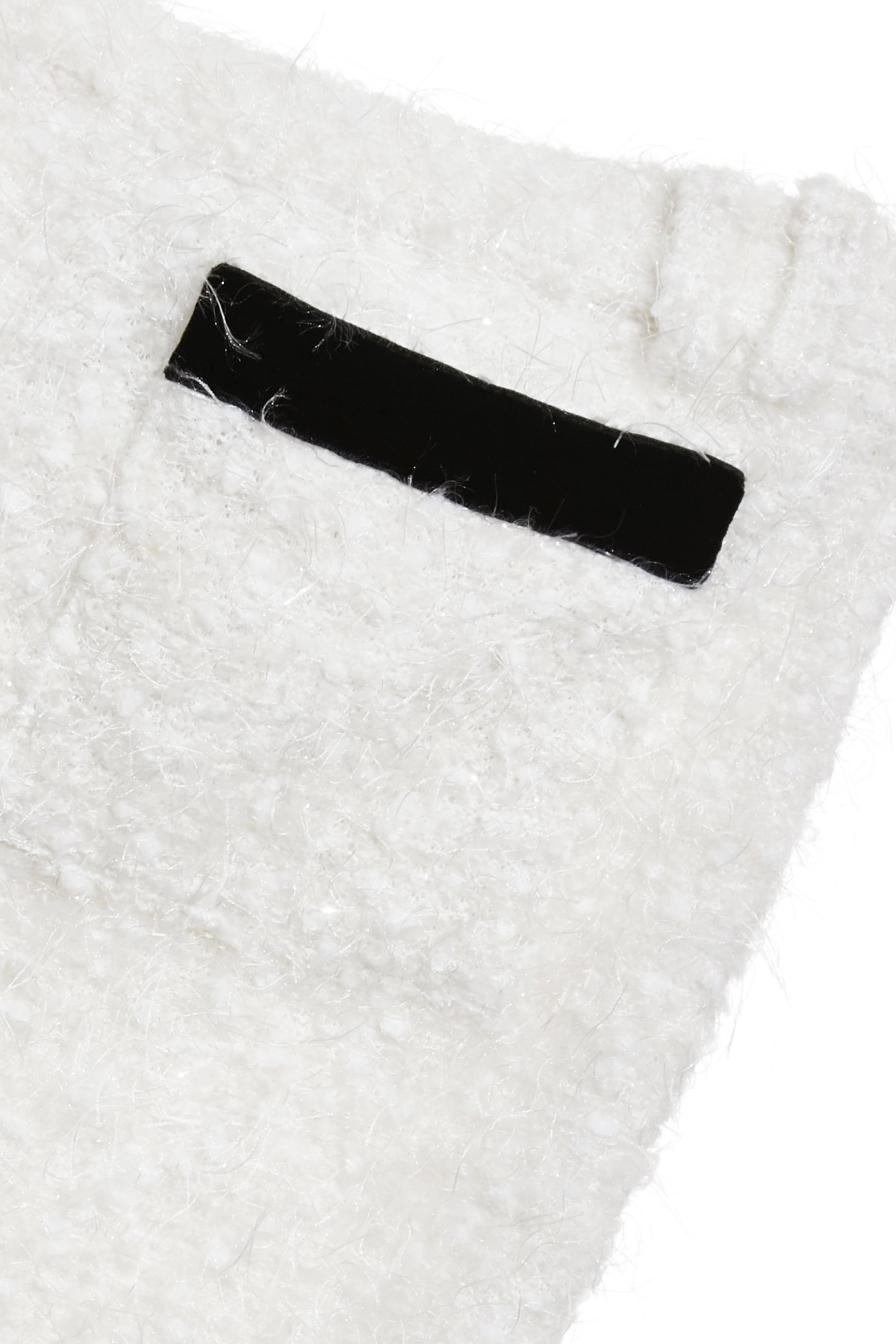 Black Trim Detail Midi Fringe Pencil SkirtBlack Trim Detail Midi Fringe Pencil Skirt,Season (SS) Look,White skirts,Midi skirts