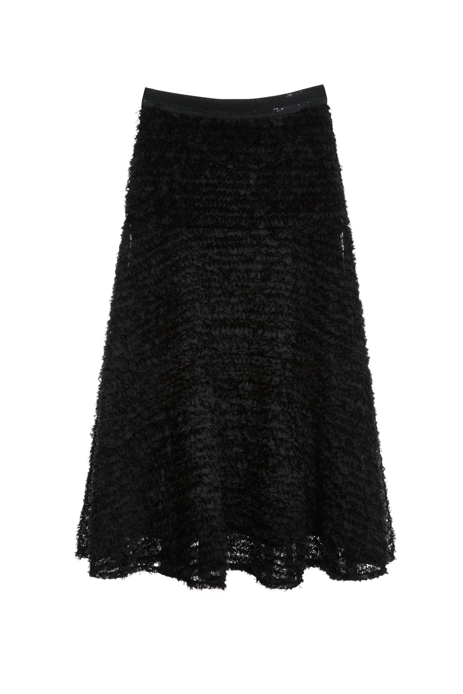 Textured Mesh Detail Maxi SkirtTextured Mesh Detail Maxi Skirt,Season (SS) Look,Mesh fabric,Tutu skirts,Black skirts