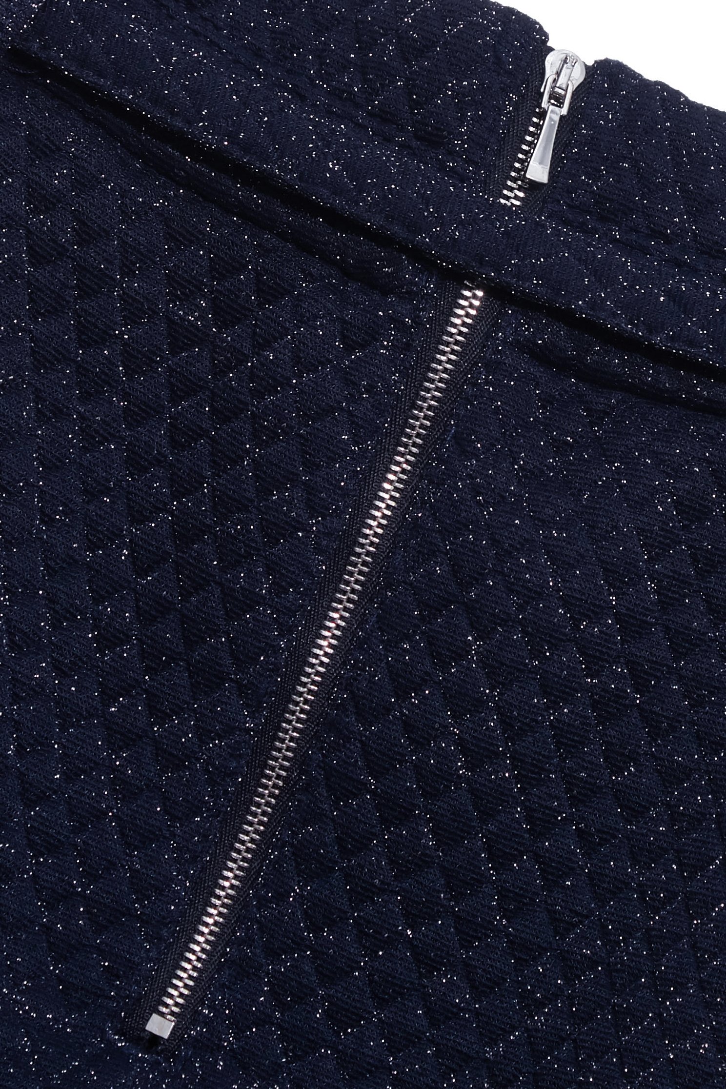 Navy Front Pocket SkirtNavy Front Pocket Skirt,Season (SS) Look,Plaid,Mini skirts