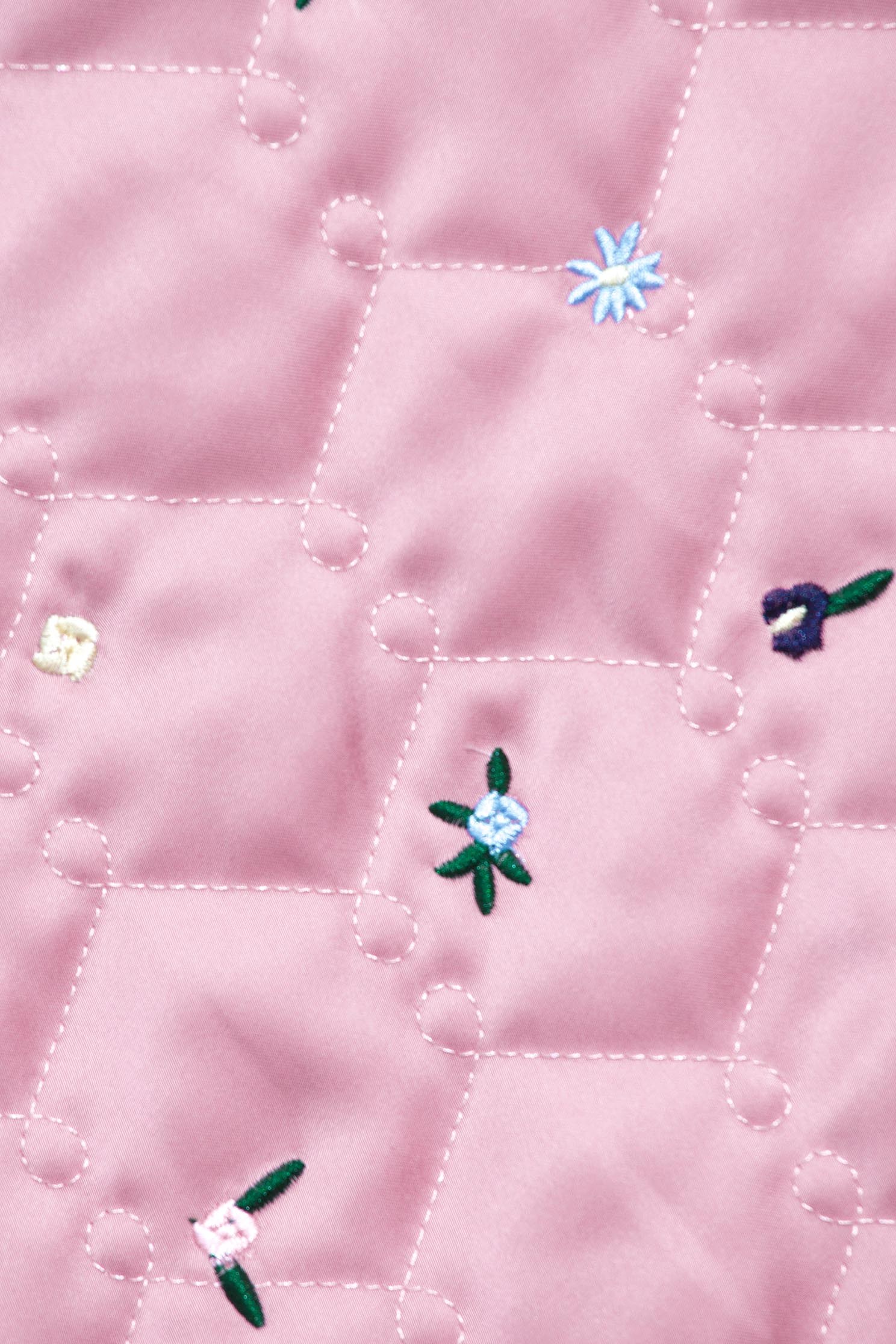 Basic Quilted Embroidered SkirtPadded short skirt with floral embroidery,Mini skirts,Season (AW) Look,Valentine