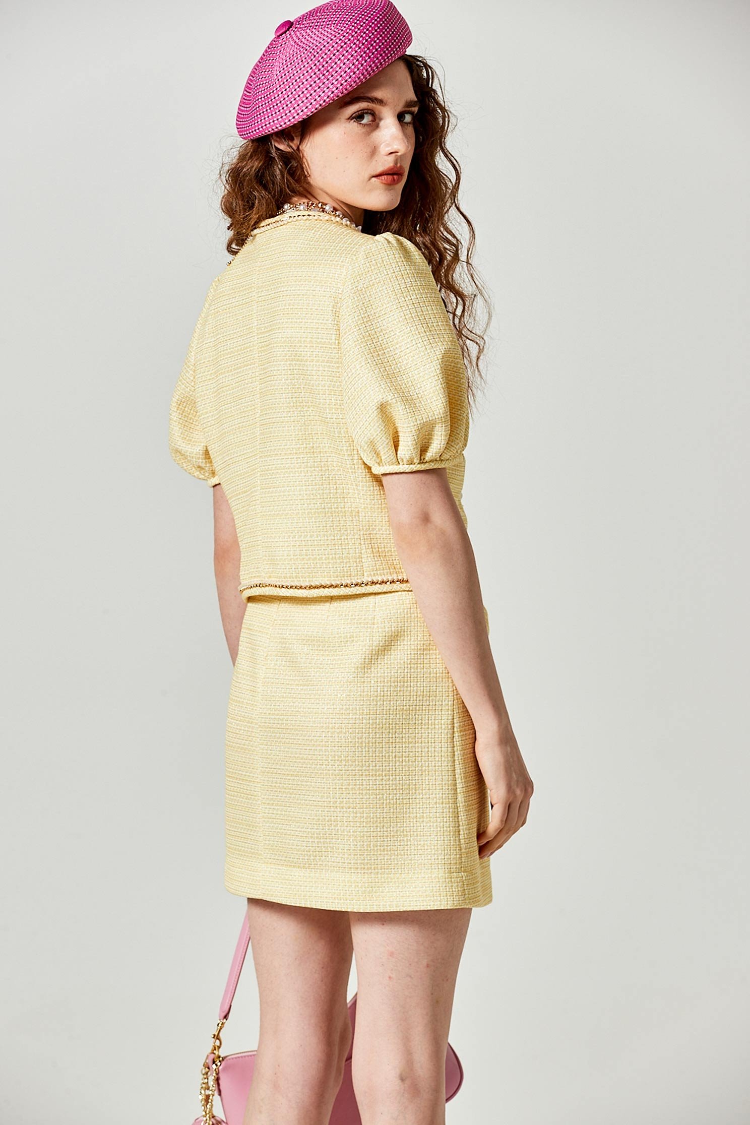 Front Bow Detail Mini SkirtFront Bow Detail Mini Skirt,Season (SS) Look,Mini skirts