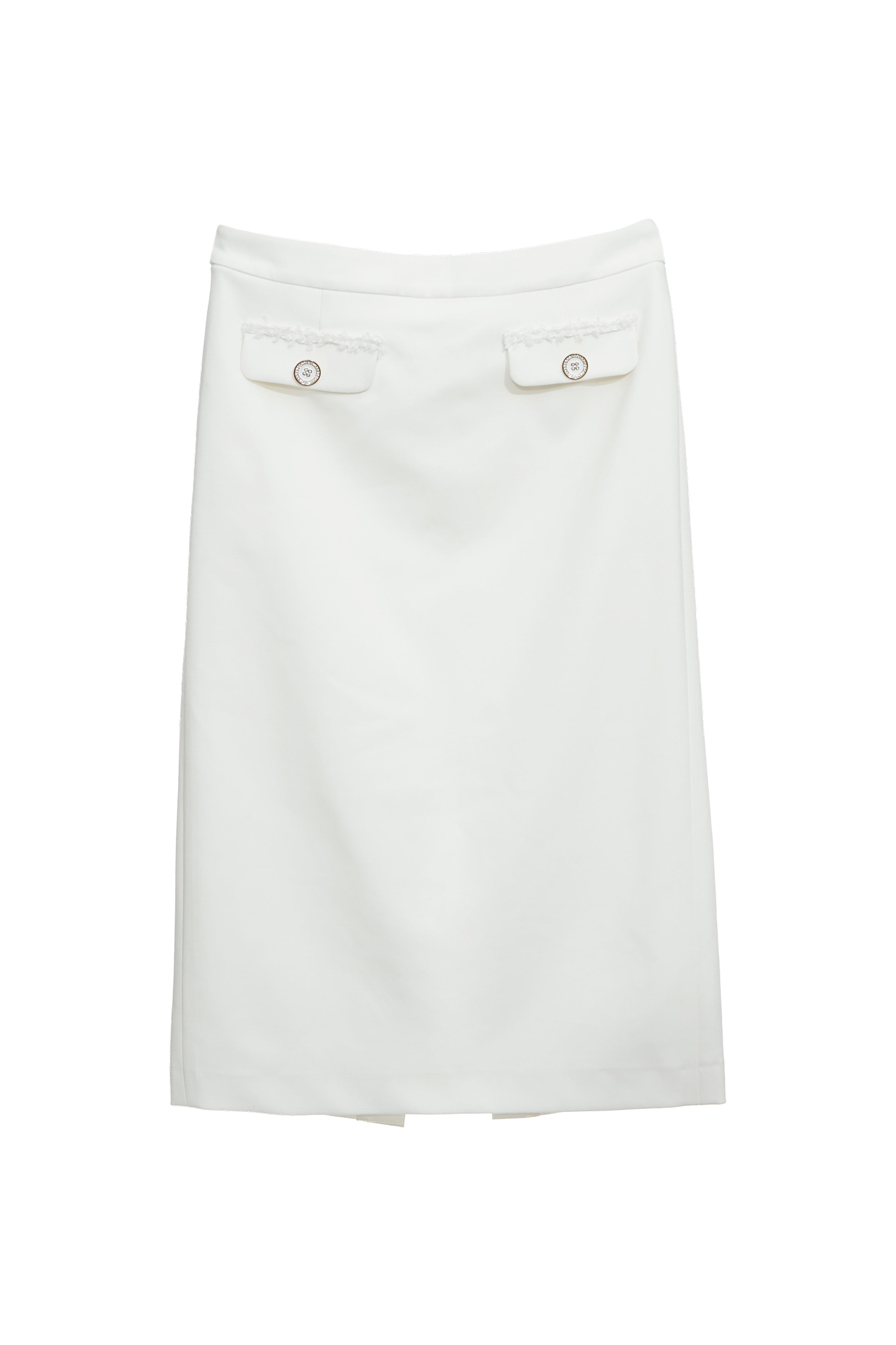White Midi Classic Pencil SkirtWhite Midi Classic Pencil Skirt,Season (SS) Look,Pencil skirts