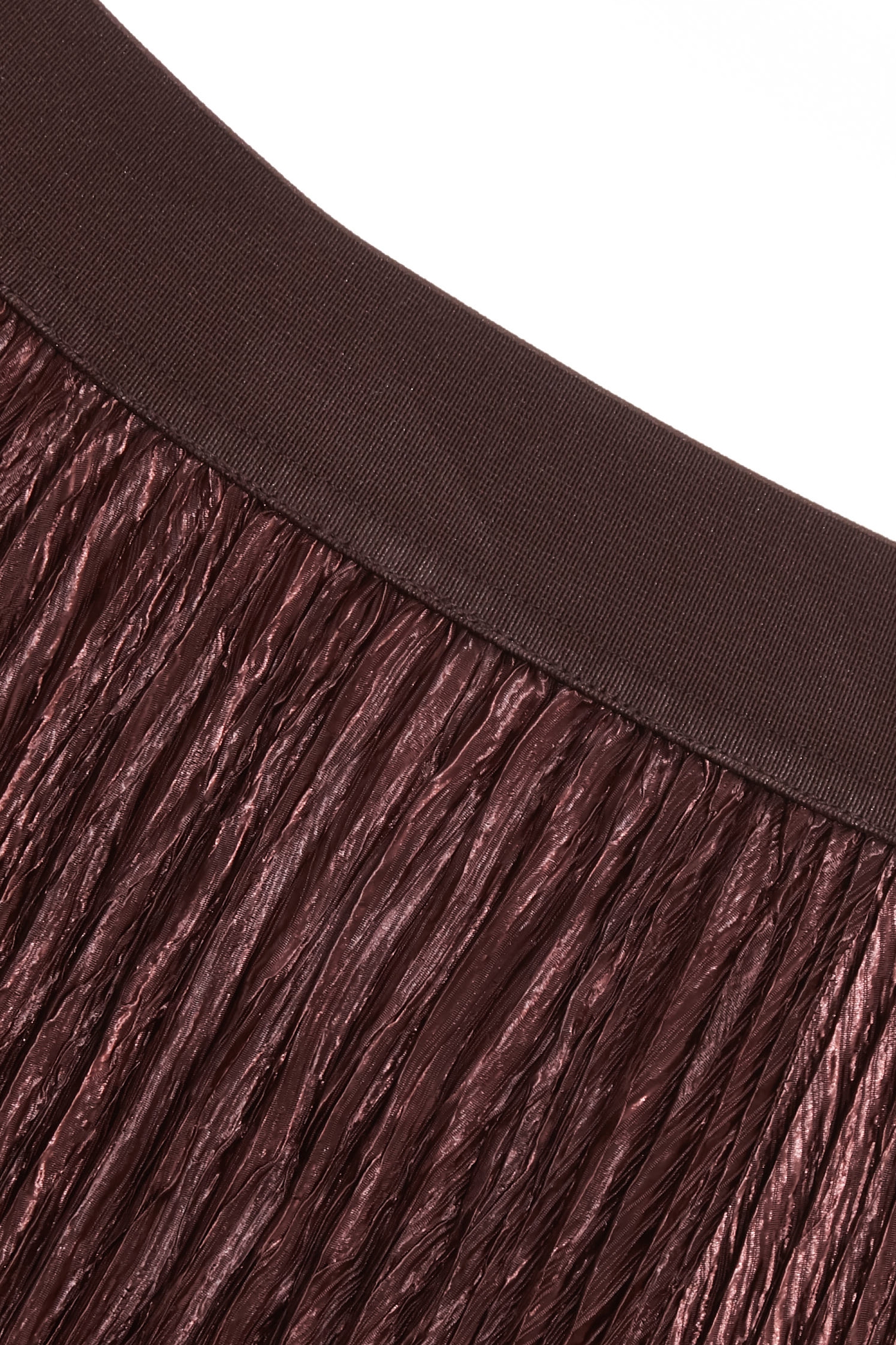 Pleated Mahogany Maxi SkirtPleated Mahogany Maxi Skirt,Season (SS) Look,Midi skirts