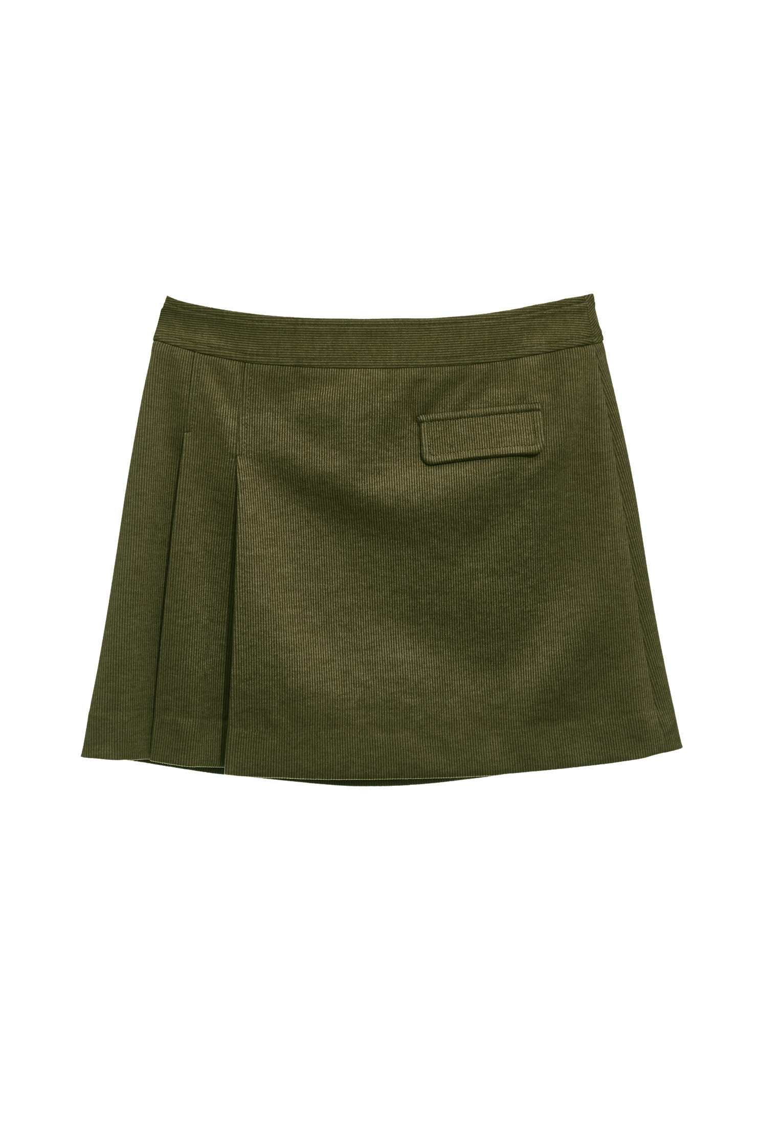Army Green Curdory Short SkirtArmy Green Curdory Short Skirt,Season (SS) Look,Mini skirts