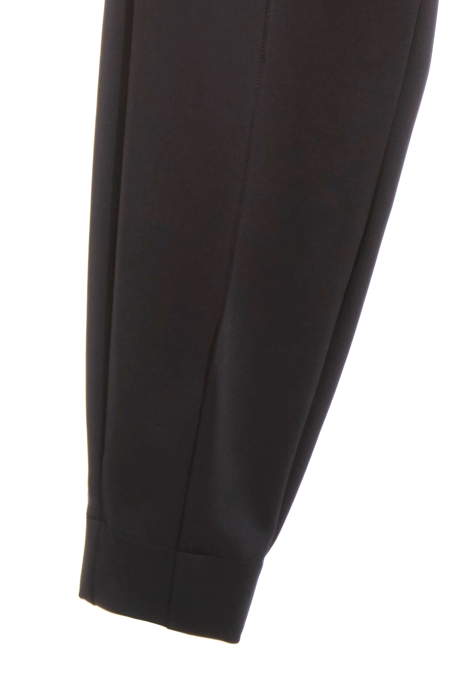 Sequin Waistband Cuffed PantsSequin Waistband Cuffed Pants,Season (SS) Look,pearl,pants,Black pants