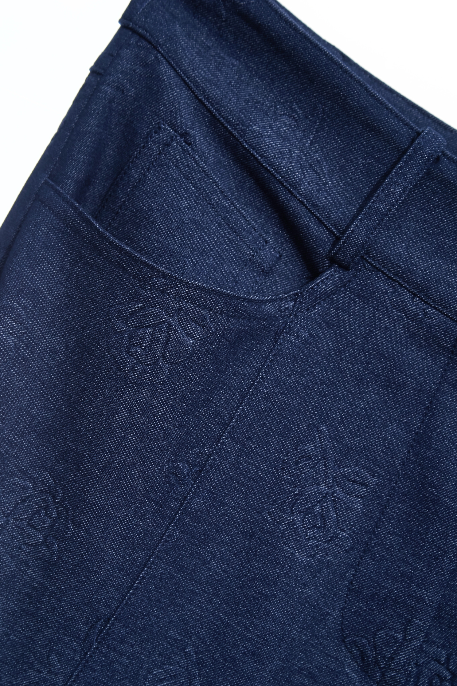 Embossed Floral Print Boot Leg PantsEmbossed Floral Print Boot Leg Pants,Bell-bottoms,Season (SS) Look,pants