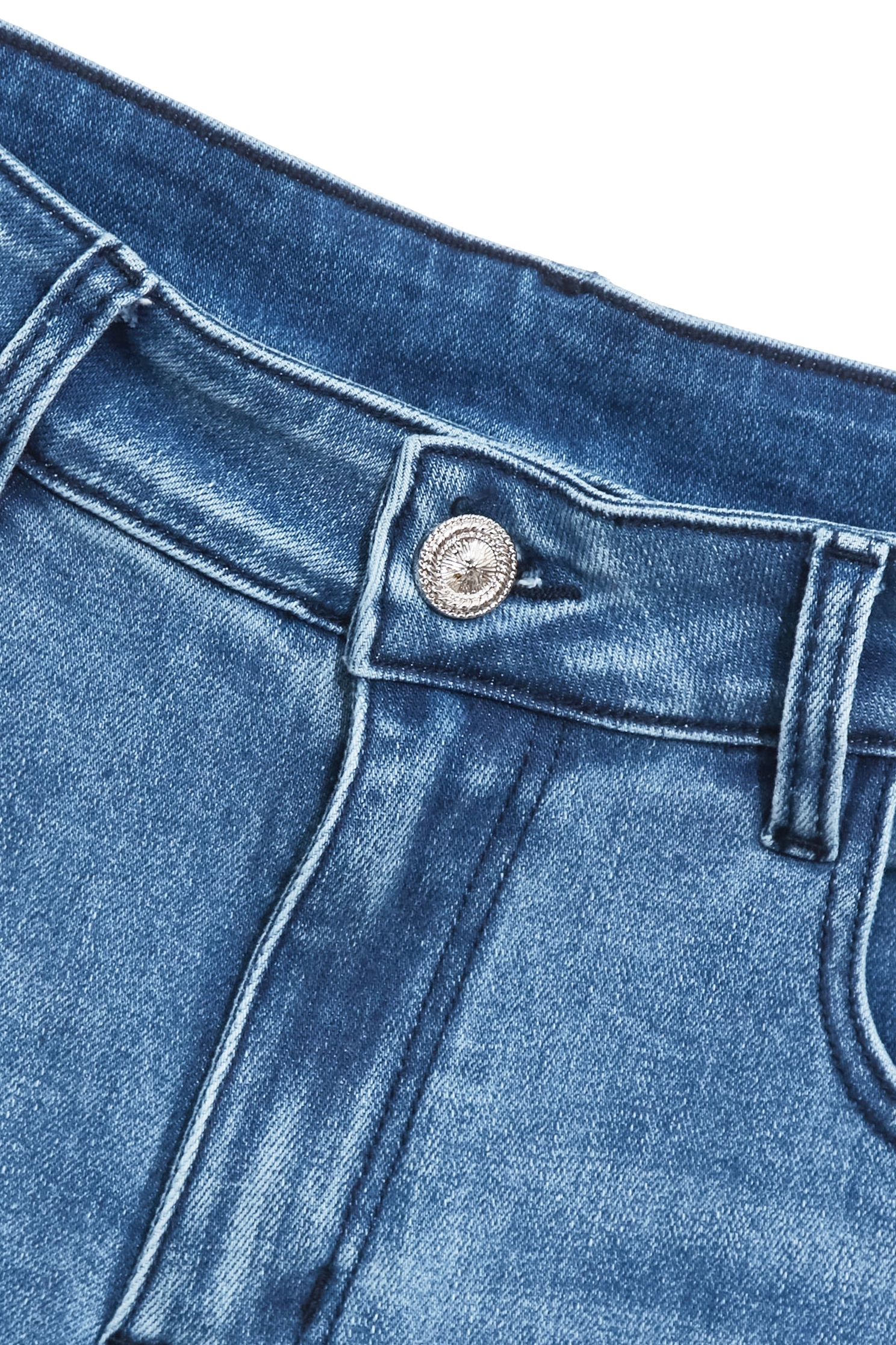 Fray Trim Detail Boot Leg JeansFray Trim Detail Boot Leg Jeans,Season (SS) Look,Denim,Jeans,pants