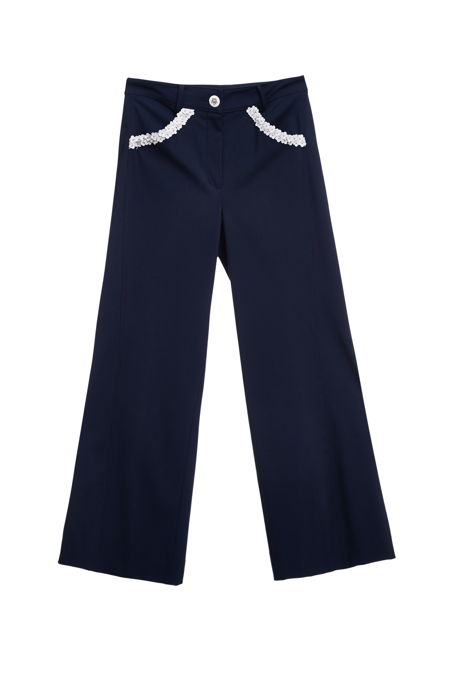 Floral Pocket Detail Wide Leg PantsFloral Pocket Detail Wide Leg Pants,Culottes,Season (SS) Look,pants