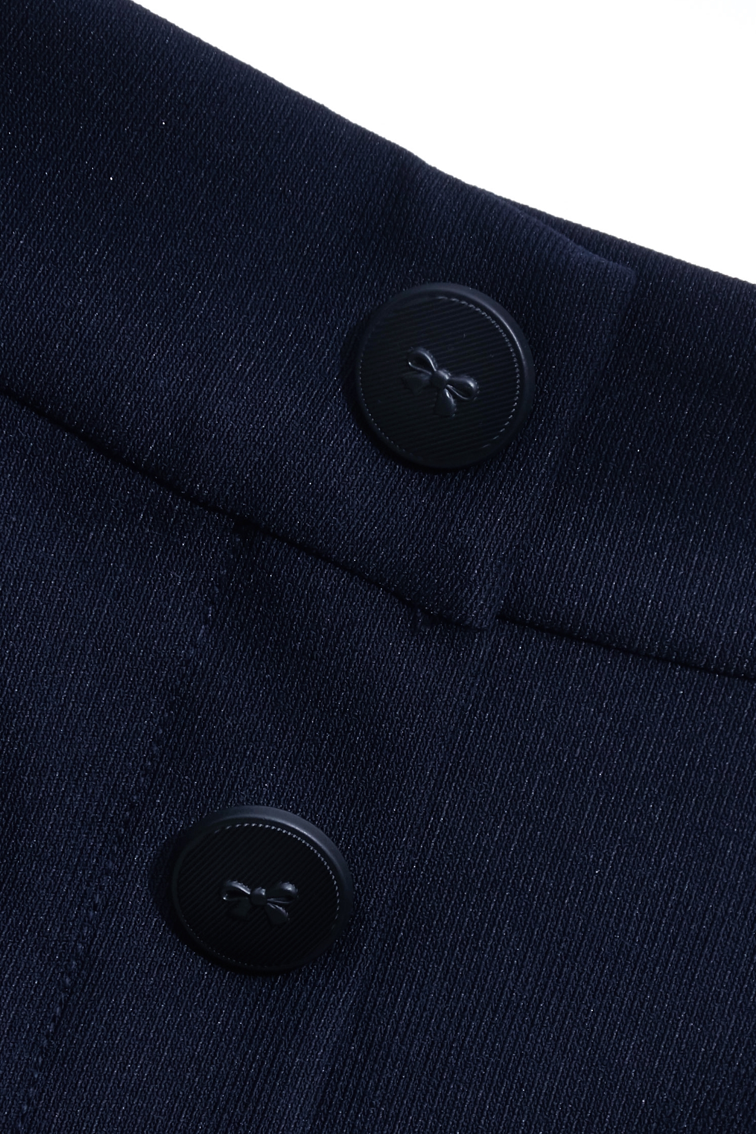 Bow Detail Navy ShortsBow Detail Navy Shorts,Season (SS) Look,Shorts,bows,pants