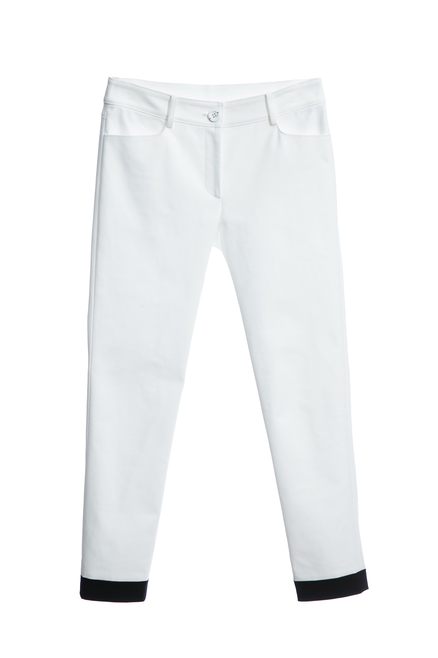 Slim Fit Smart Pants With Contrast HemSlim Fit Smart Pants With Contrast Hem,Season (AW) Look,Skinny pants,Skinny pants