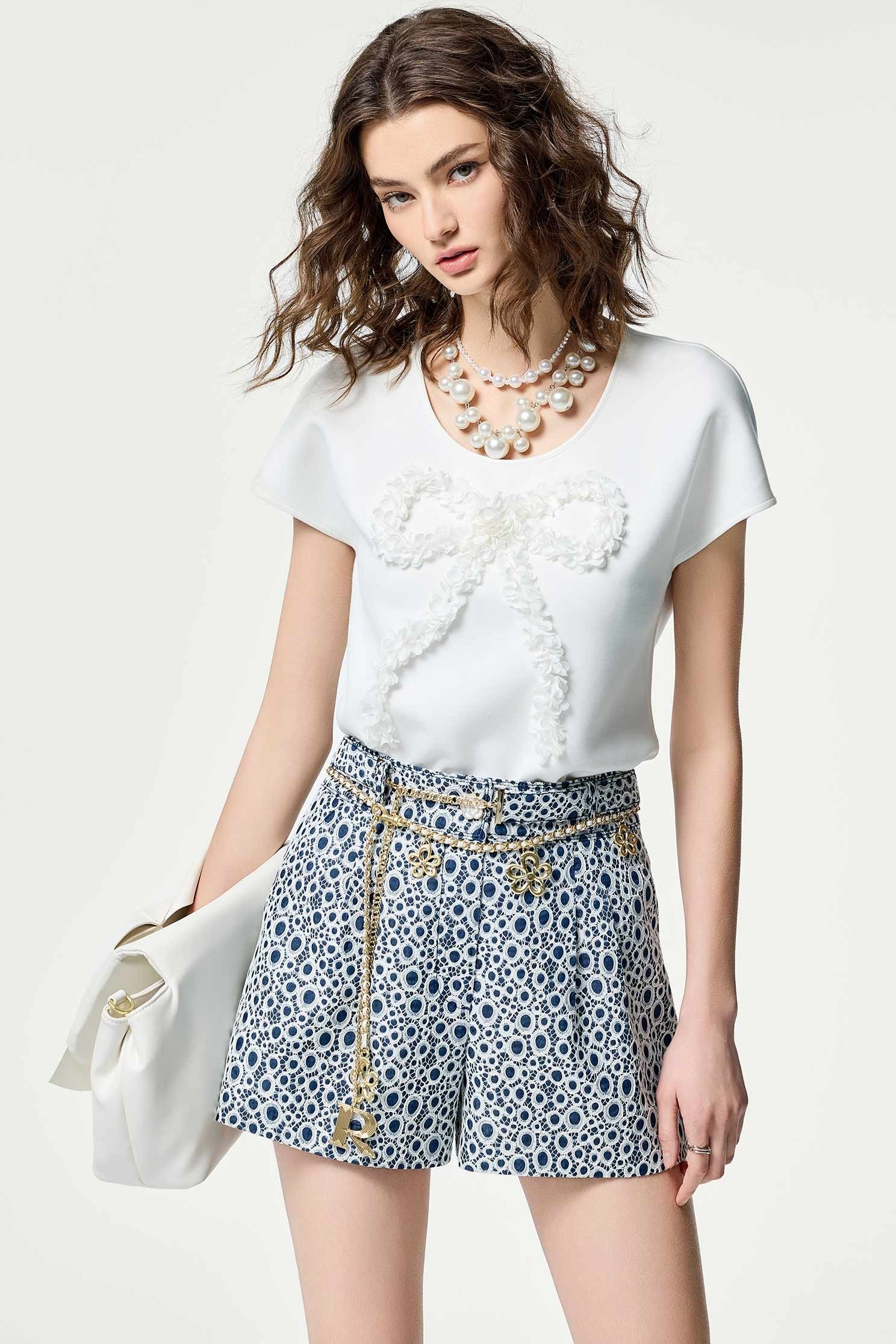 Hollow Out Embroidery Lace ShortsHollow Out Embroidery Lace Shorts,Season (SS) Look,co-ord sets,Denim,Denim shorts,Shorts,Belts,Lace