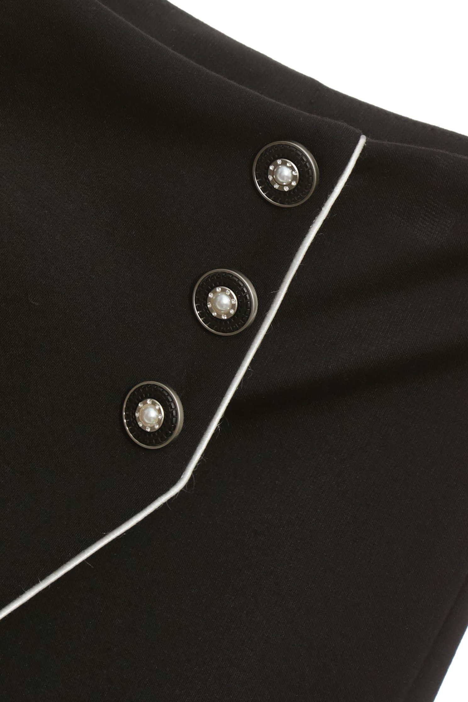 Contrast Trim Detail SkortsContrast Trim Detail Skorts,Season (SS) Look,pants,Skorts,Black pants