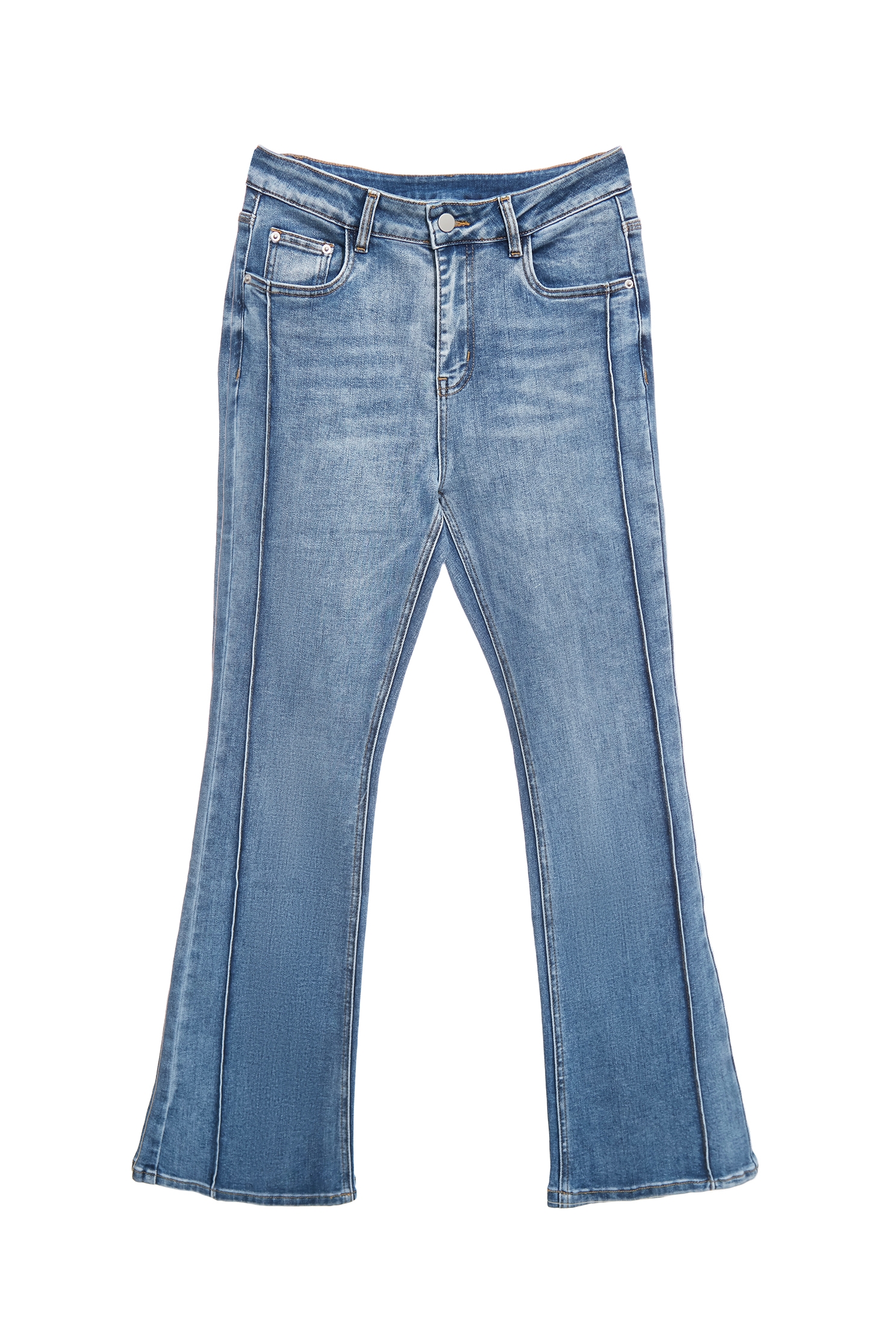 Basic Boot Leg JeansBasic Boot Leg Jeans,Bell-bottoms,Season (SS) Look,Denim,Jeans,Valentine,Bell-bottoms,Urban Fashion