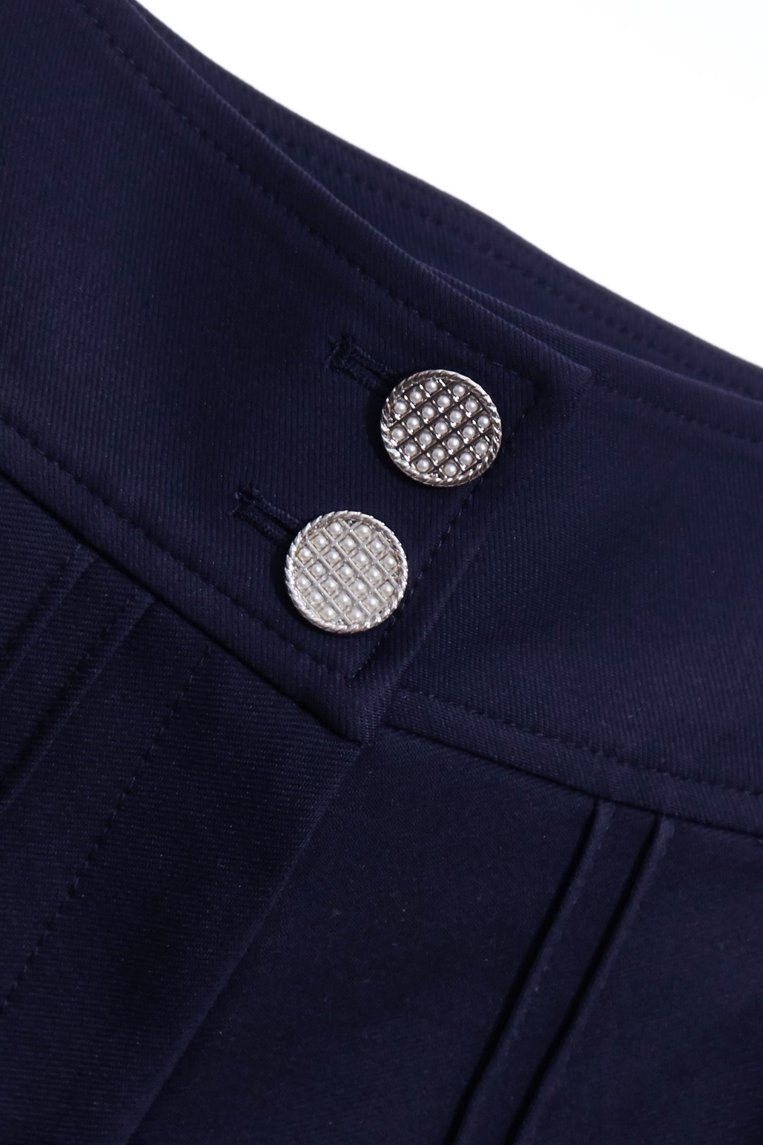 Navy Boot Leg PantsNavy Boot Leg Pants,Office Looks,Bell-bottoms,Season (SS) Look,Bell-bottoms,Pants