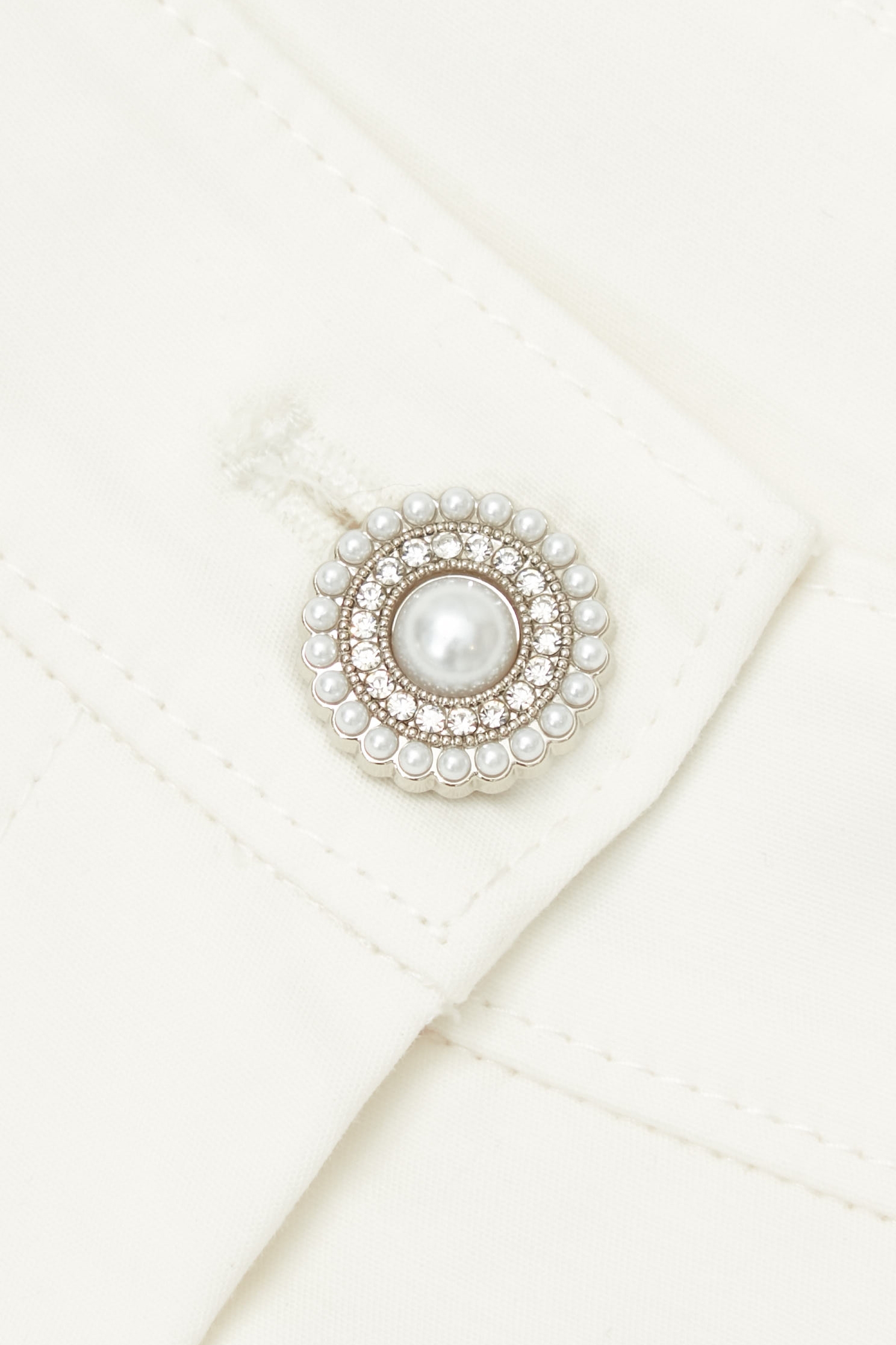 White Boot Leg JeansWhite Boot Leg Jeans,Season (SS) Look,Skinny pants,Embroidered,pants