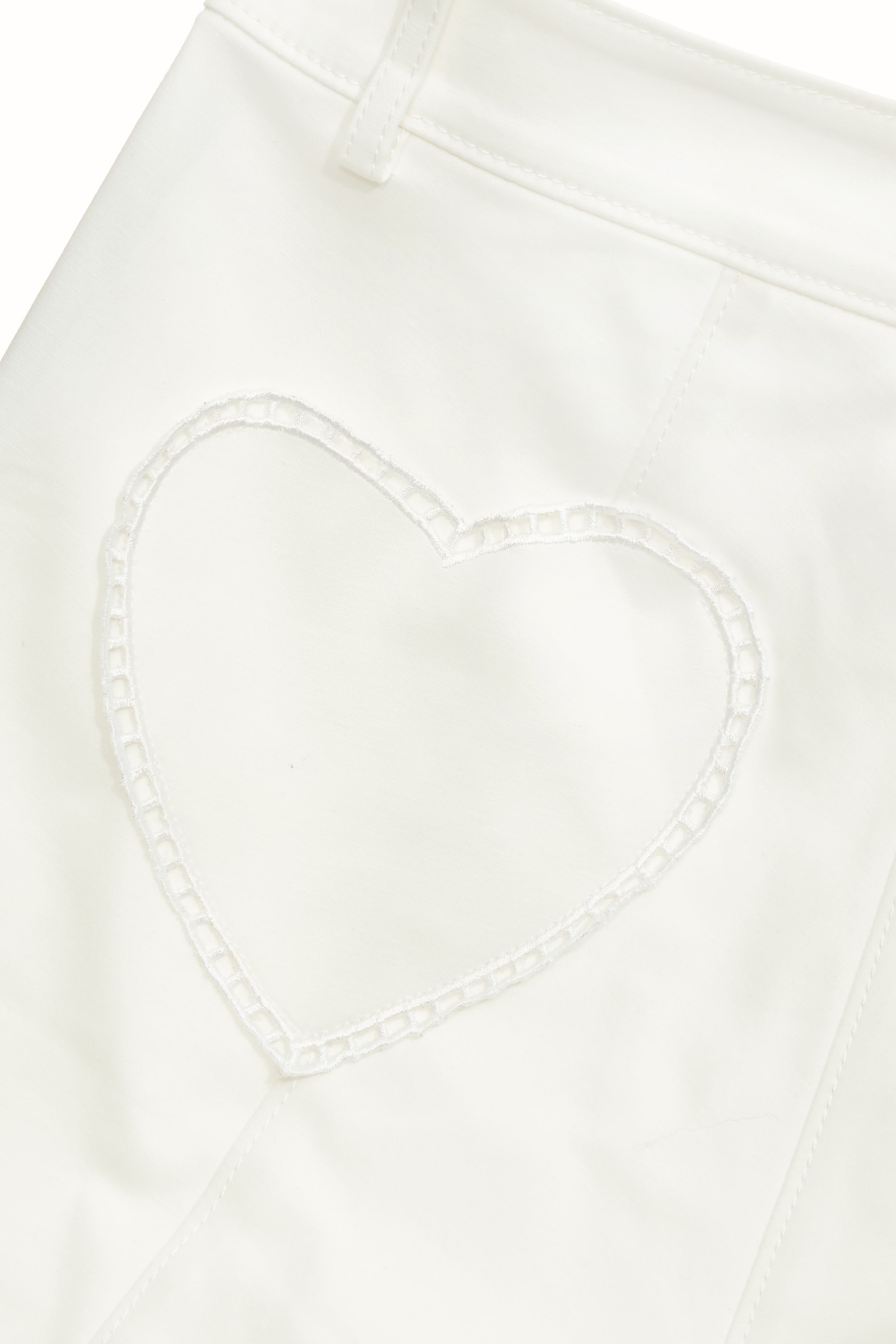 White Boot Leg JeansWhite Boot Leg Jeans,Season (SS) Look,Skinny pants,Embroidered,pants