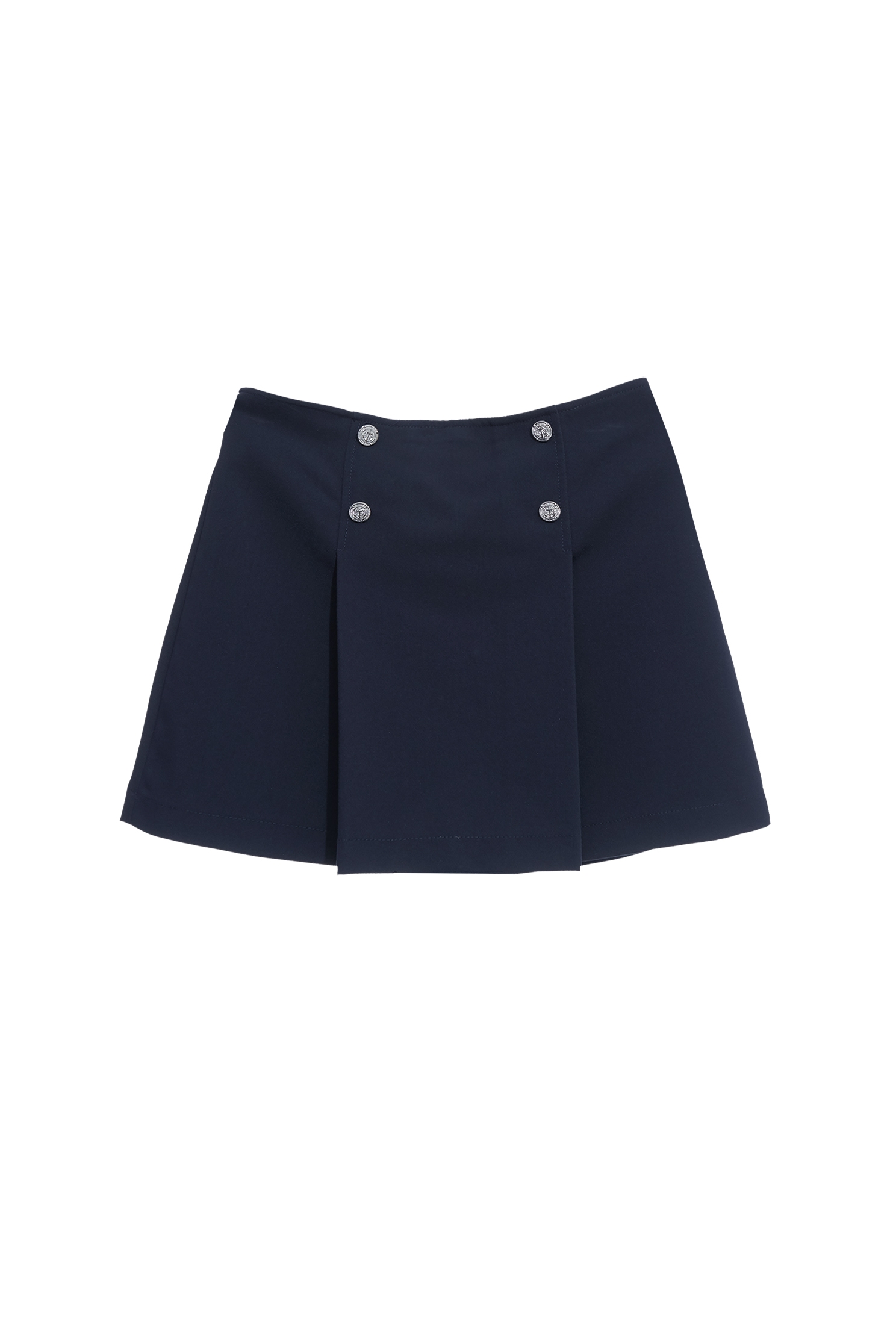 Box Pleat Navy ShortsBox Pleat Navy Shorts,Season (SS) Look,pants,Skorts