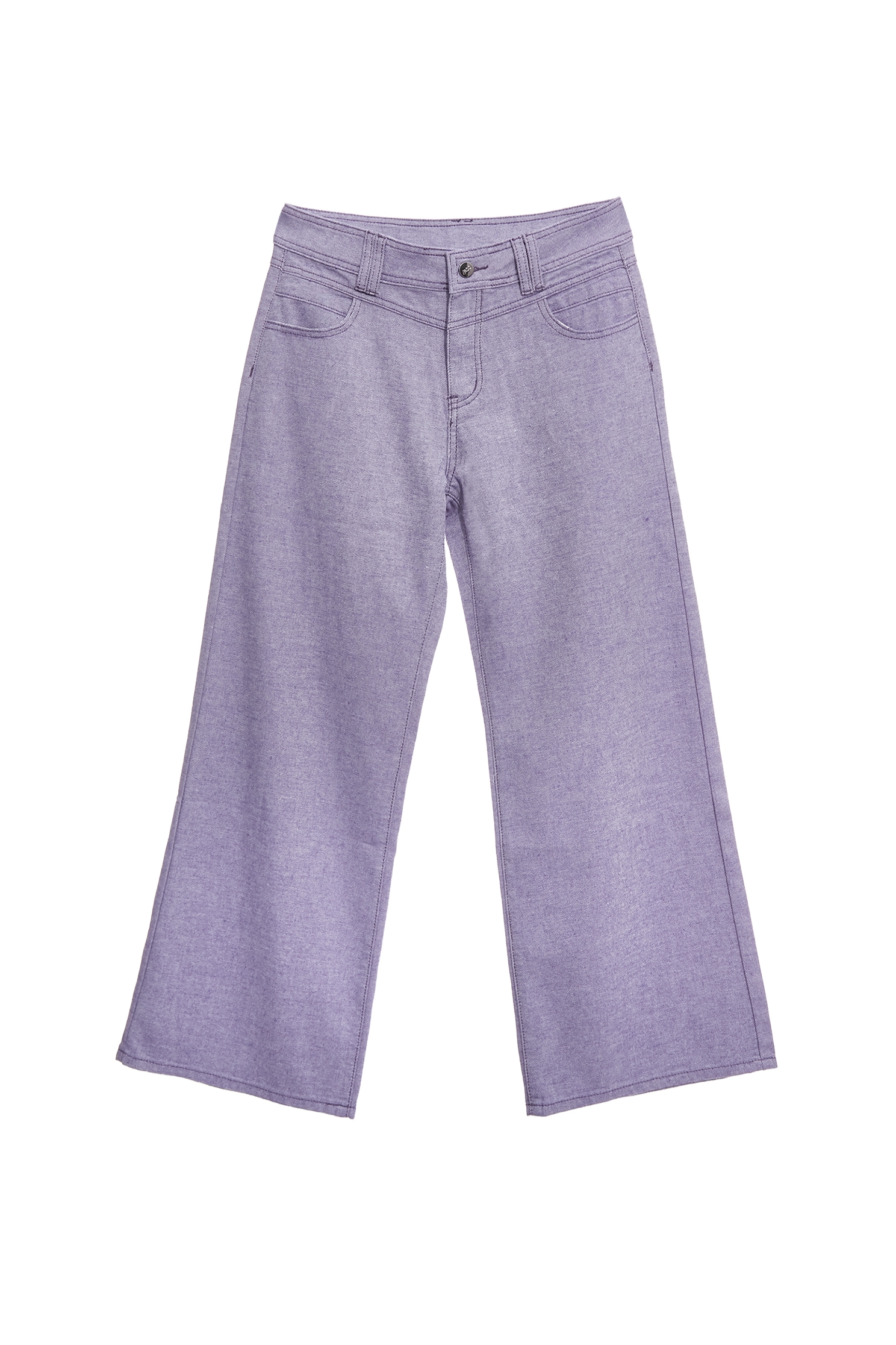Wide Leg Purple JeansWide Leg Purple Jeans,Embroidered,Season (SS) Look,Denim,Jeans,pants