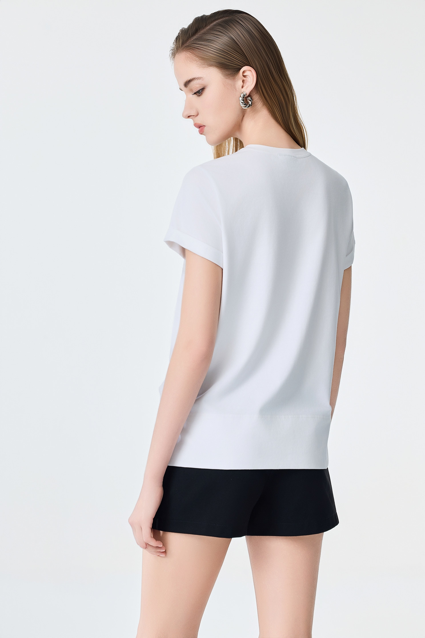 Patch Pocket Black Shorts,Season (SS) Look,Shorts,Back To Classic,pants,Back To B/W,Black pants