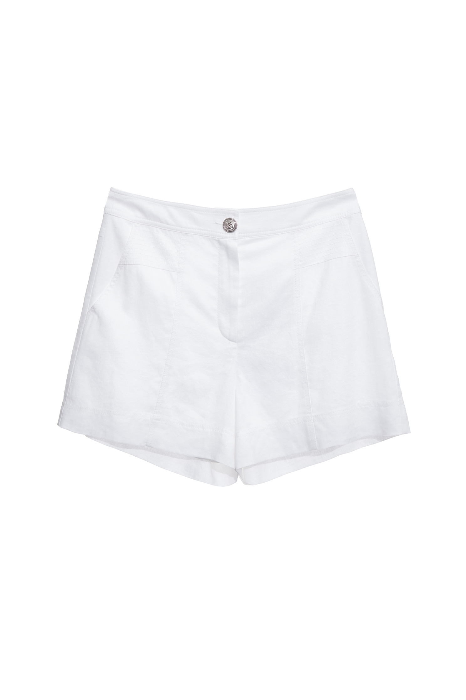 Casual Linen Shorts,Season (SS) Look,White pants,Shorts,pants