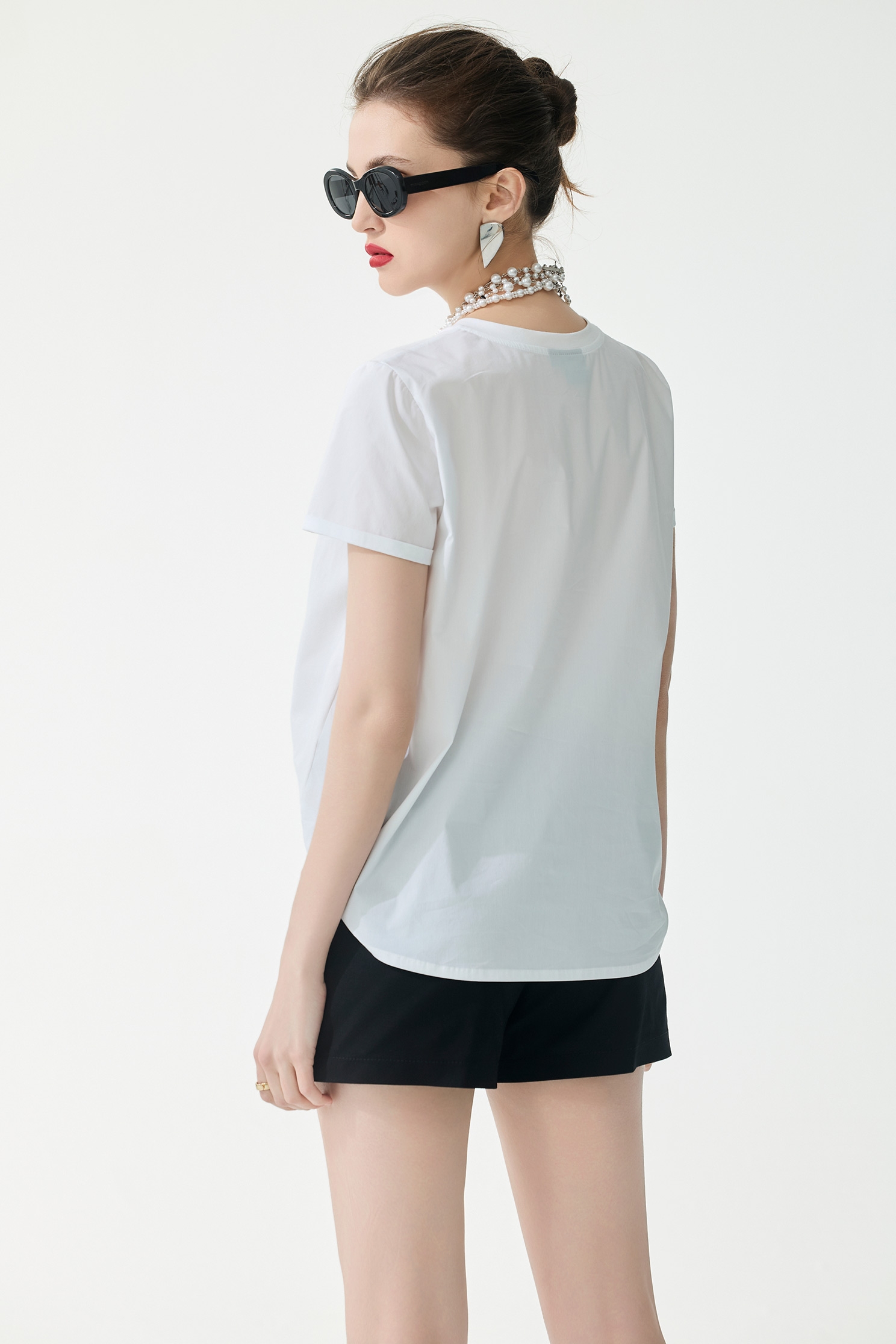 Jet Black Minimalist ShortsJet Black Minimalist Shorts,Season (SS) Look,Shorts,pants,Black pants