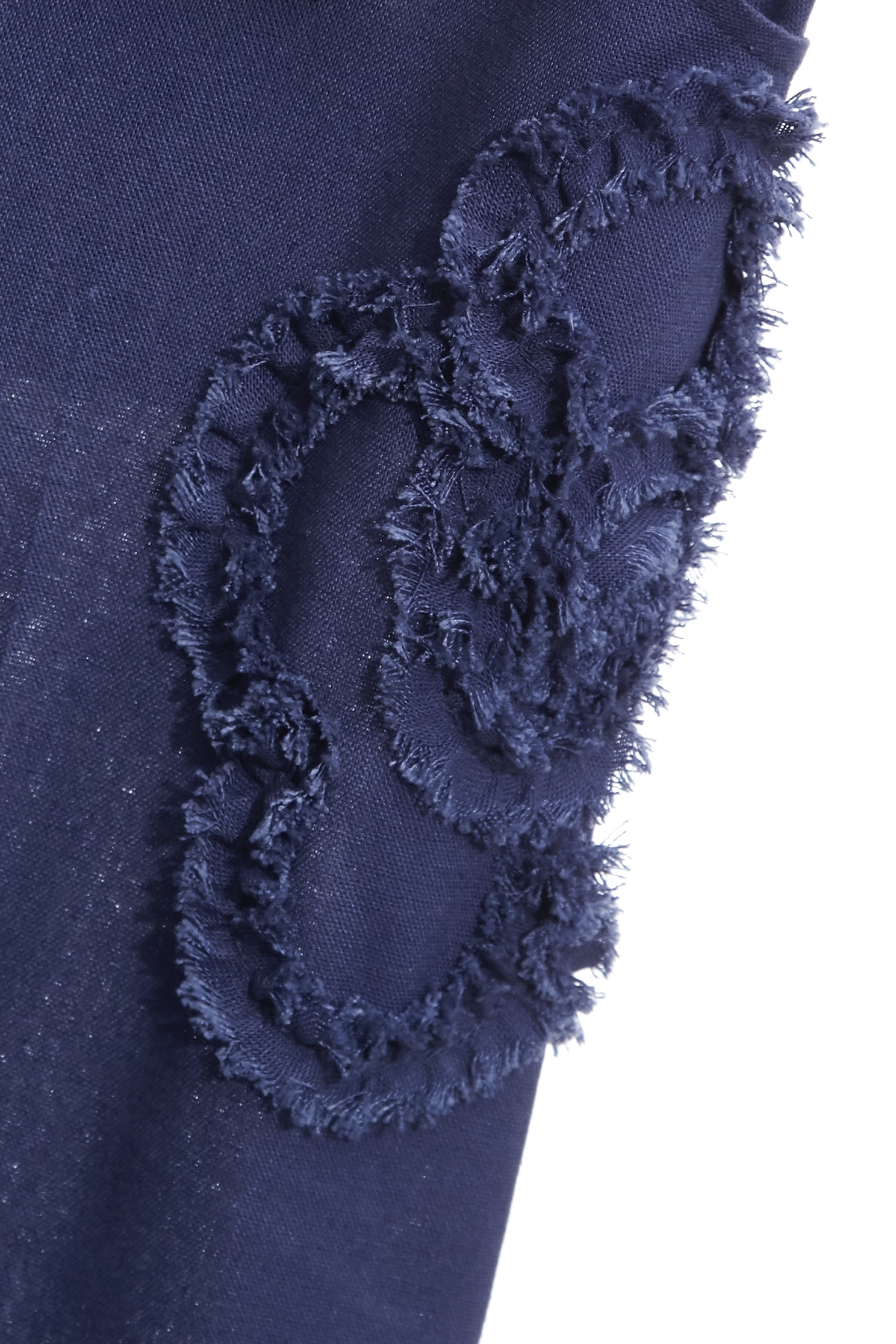 Mesh Floral Detail Straight Cut PantsMesh Floral Detail Straight Cut Pants,Bell-bottoms,Season (SS) Look,pants