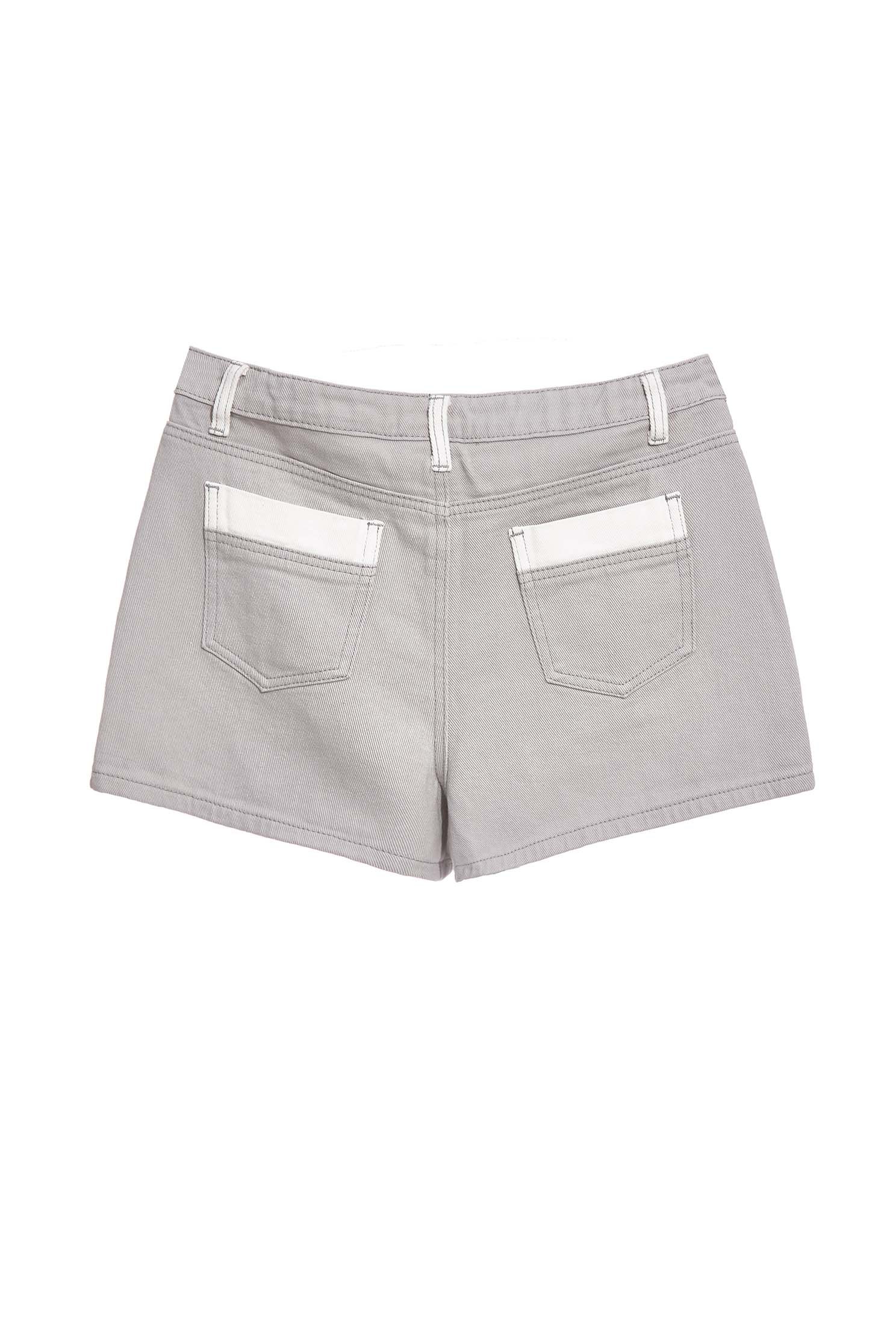 Basic Denim Grey ShortsDenim shorts with contrast pocket,Season (SS) Look,Denim,Denim shorts,Jeans,Shorts,comfotism