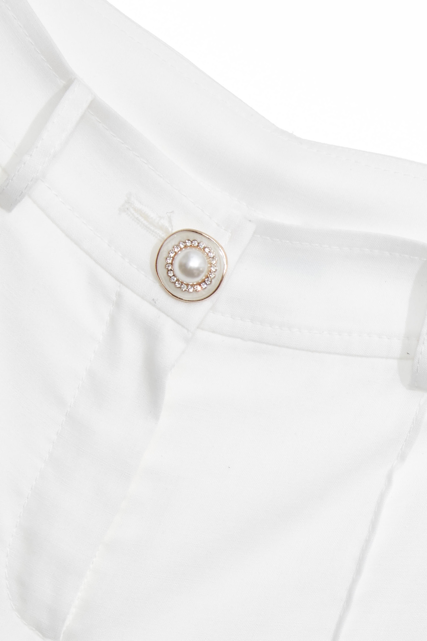 White Linen Wide Leg PantsWhite Linen Wide Leg Pants,Culottes,Season (SS) Look,pearl,White pants,Back To Classic,pants,Back To B/W