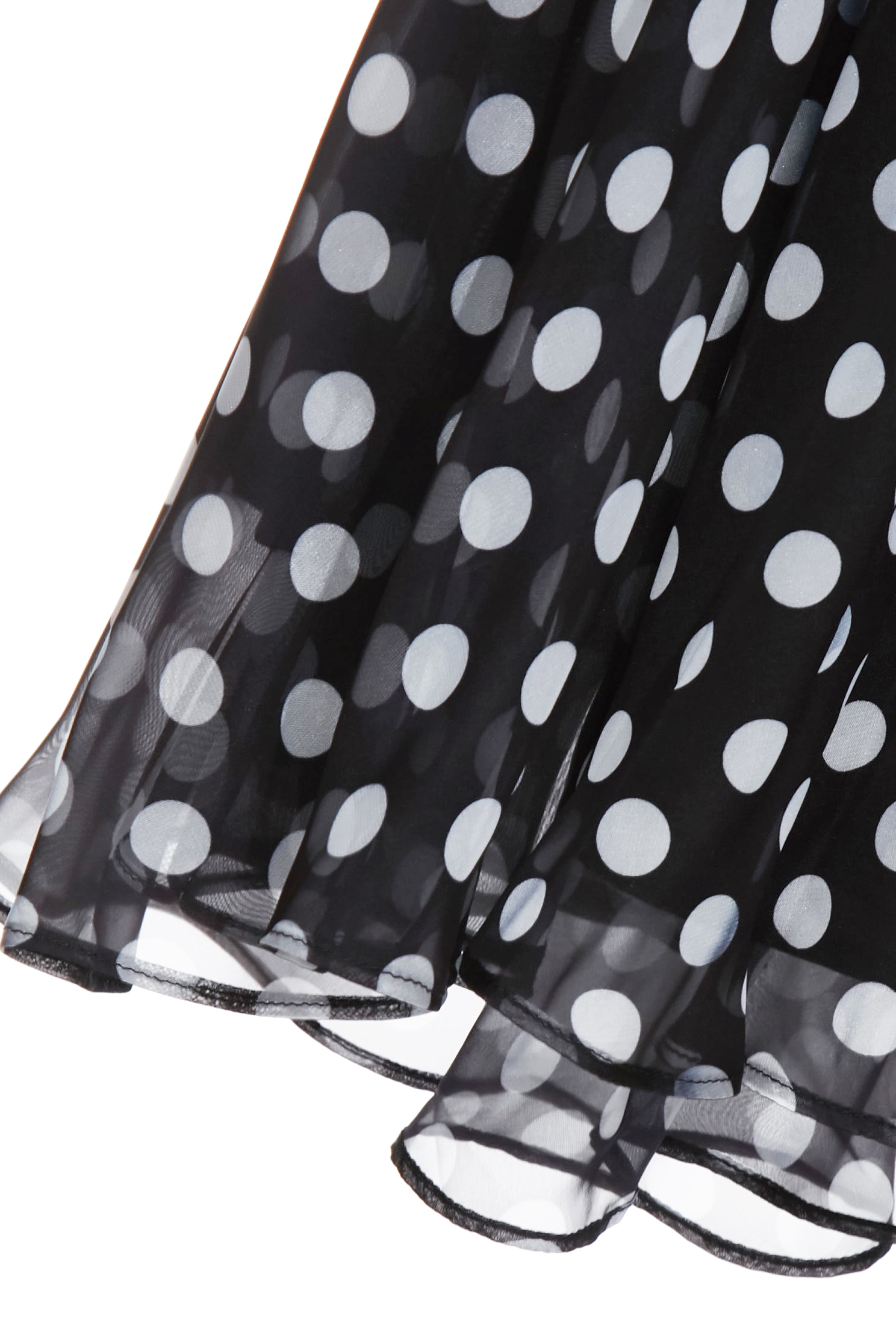 Polka Dot Chiffon Palazzo PantsPolka Dot Chiffon Palazzo Pants,Culottes,Season (SS) Look,dotcollection,Culottes,upperclass,Chiffon