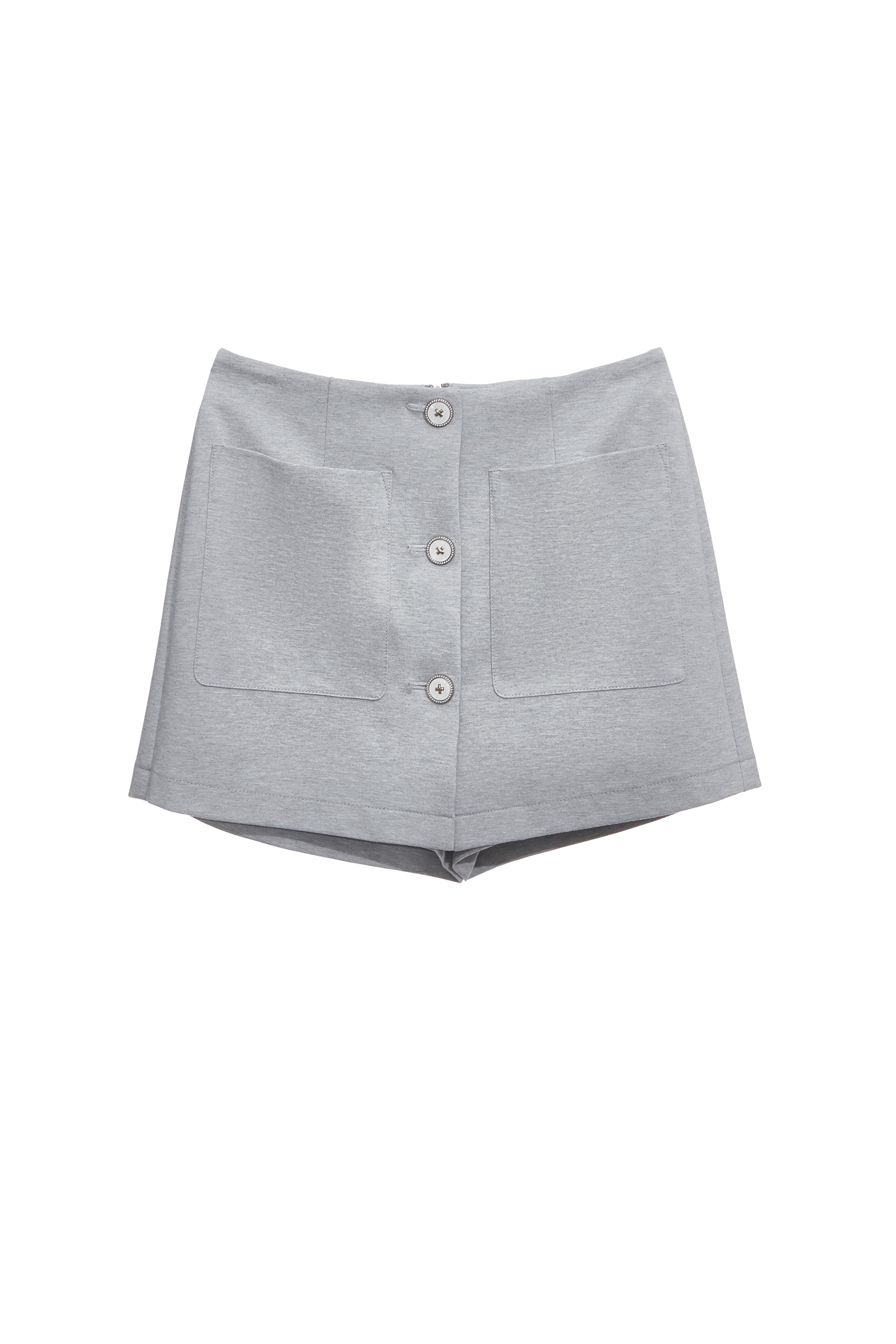 Patch Pockets Grey SkortsPatch Pockets Grey Skorts,Season (SS) Look,Shorts,Skorts,upperclass