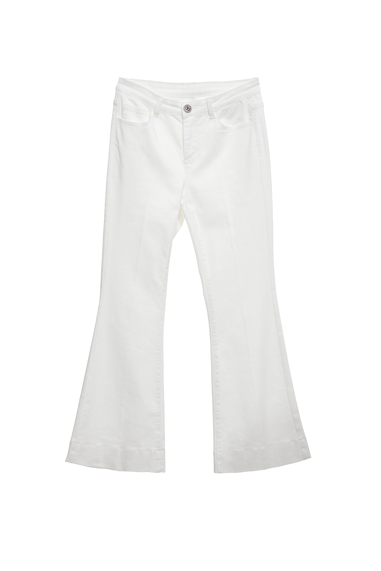 Boot Leg White JeansBoot Leg White Jeans,Office Looks,Denim,Season (SS) Look,Denim,Jeans,Denim pants,White pants,Valentine,Pants