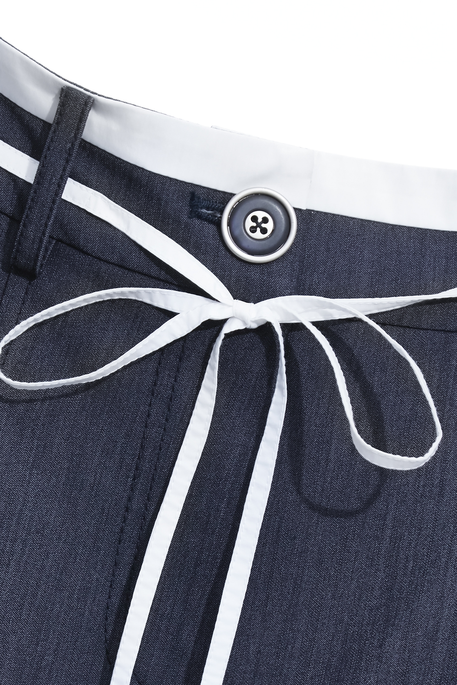 Front Bow Detail Wide Leg PantsFront Bow Detail Wide Leg Pants,Culottes,Season (SS) Look,pants