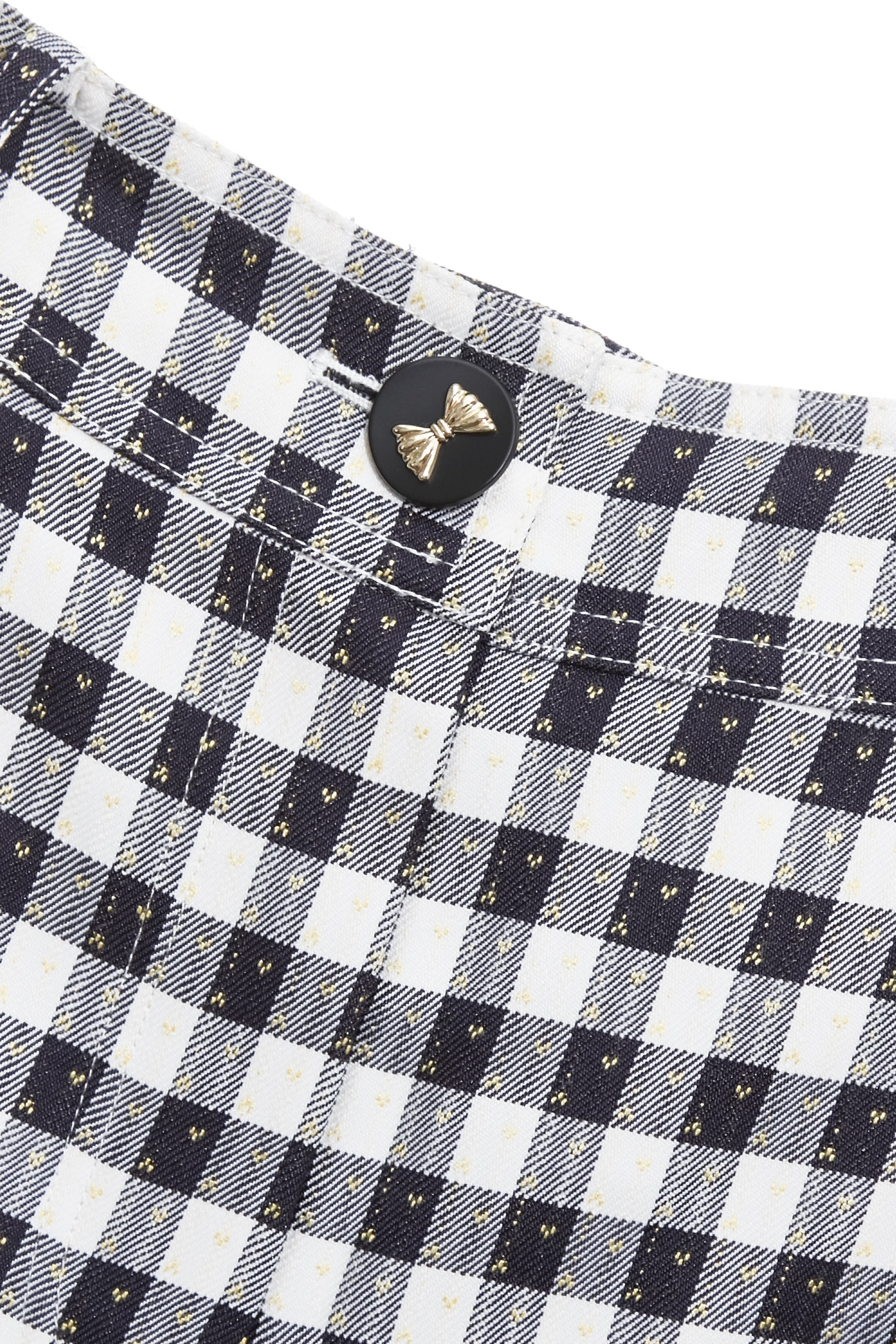 Checkered Boot Leg PantsCheckered Boot Leg Pants,Bell-bottoms,Season (SS) Look,Plaid,pants