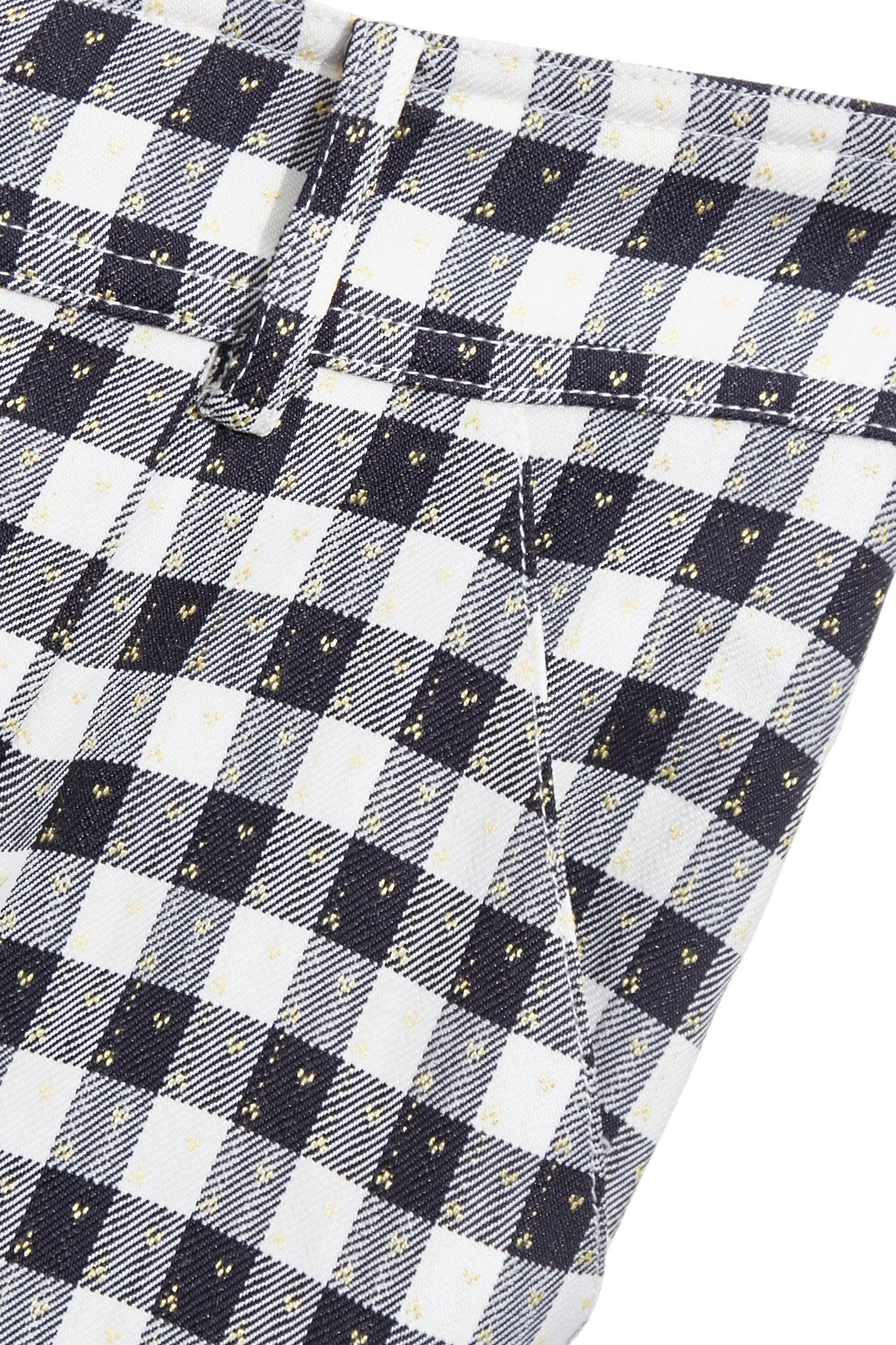 Checkered Boot Leg PantsCheckered Boot Leg Pants,Bell-bottoms,Season (SS) Look,Plaid,pants