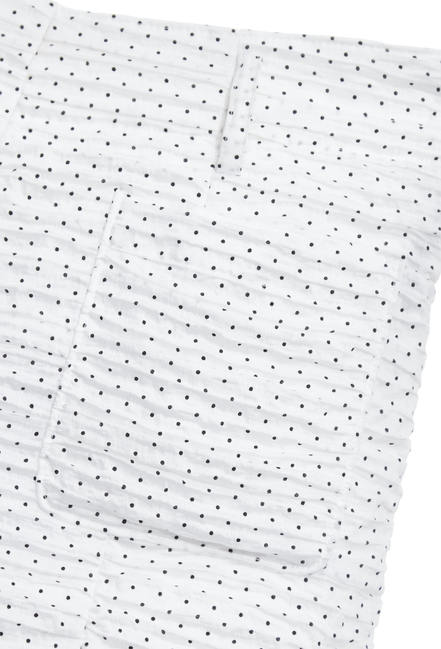 Black Dotted Pleated ShortsBlack Dotted Pleated Shorts,Season (SS) Look,pearl,Shorts,pants