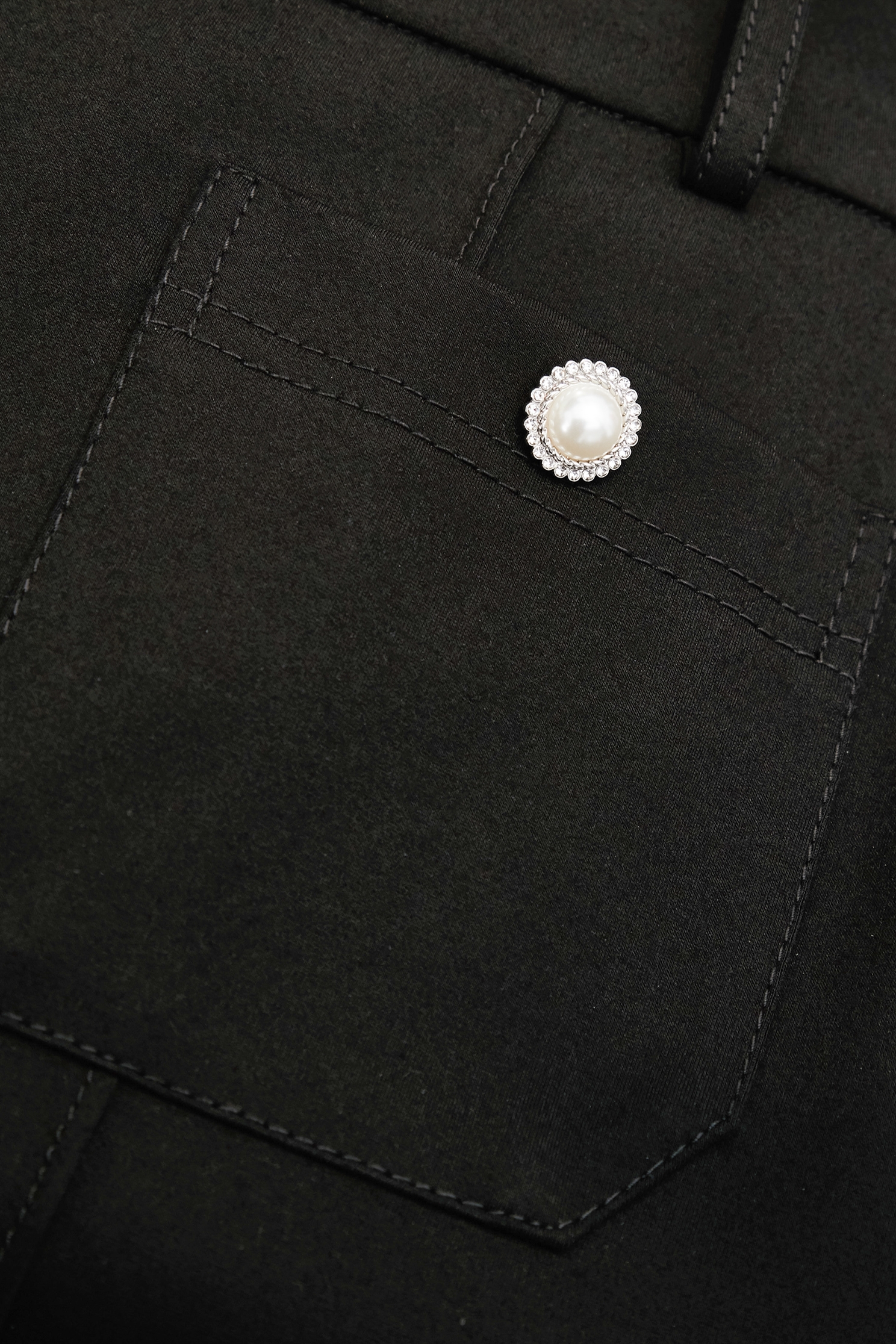 Classic Straight Cut Black PantsClassic Straight Cut Black Pants,Bell-bottoms,Season (SS) Look,pearl,pants,Black pants
