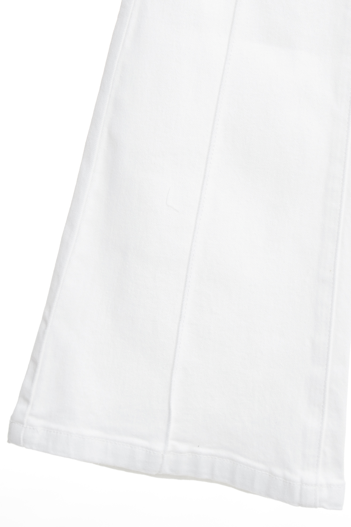 Scallop Trim Pocket White JeansScallop Trim Pocket White Jeans,Embroidered,Season (SS) Look,Denim,Jeans,White pants,pants