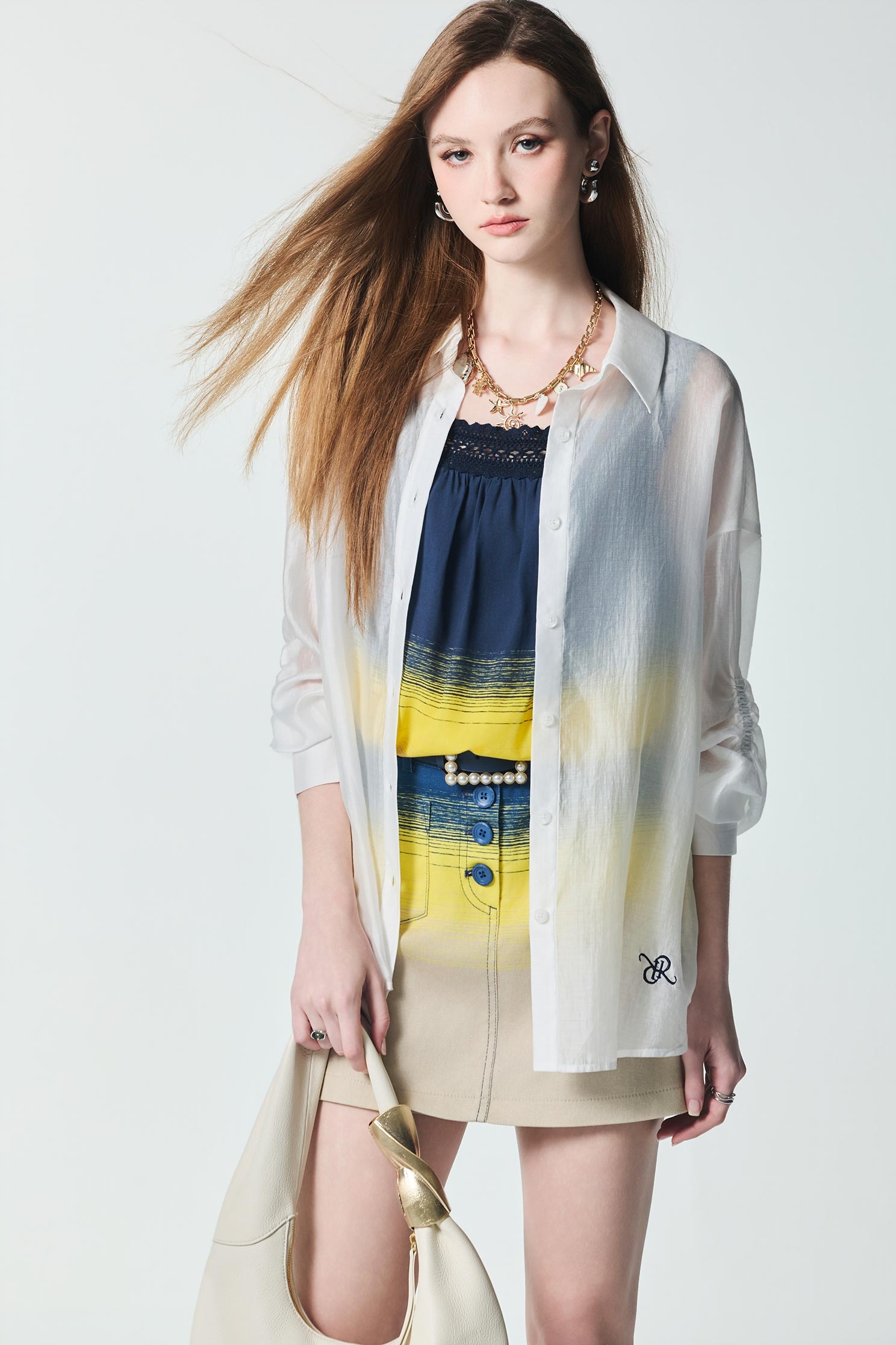 Colour Block Denim SkortsColour Block Denim Skorts,Season (SS) Look,pants,Skorts
