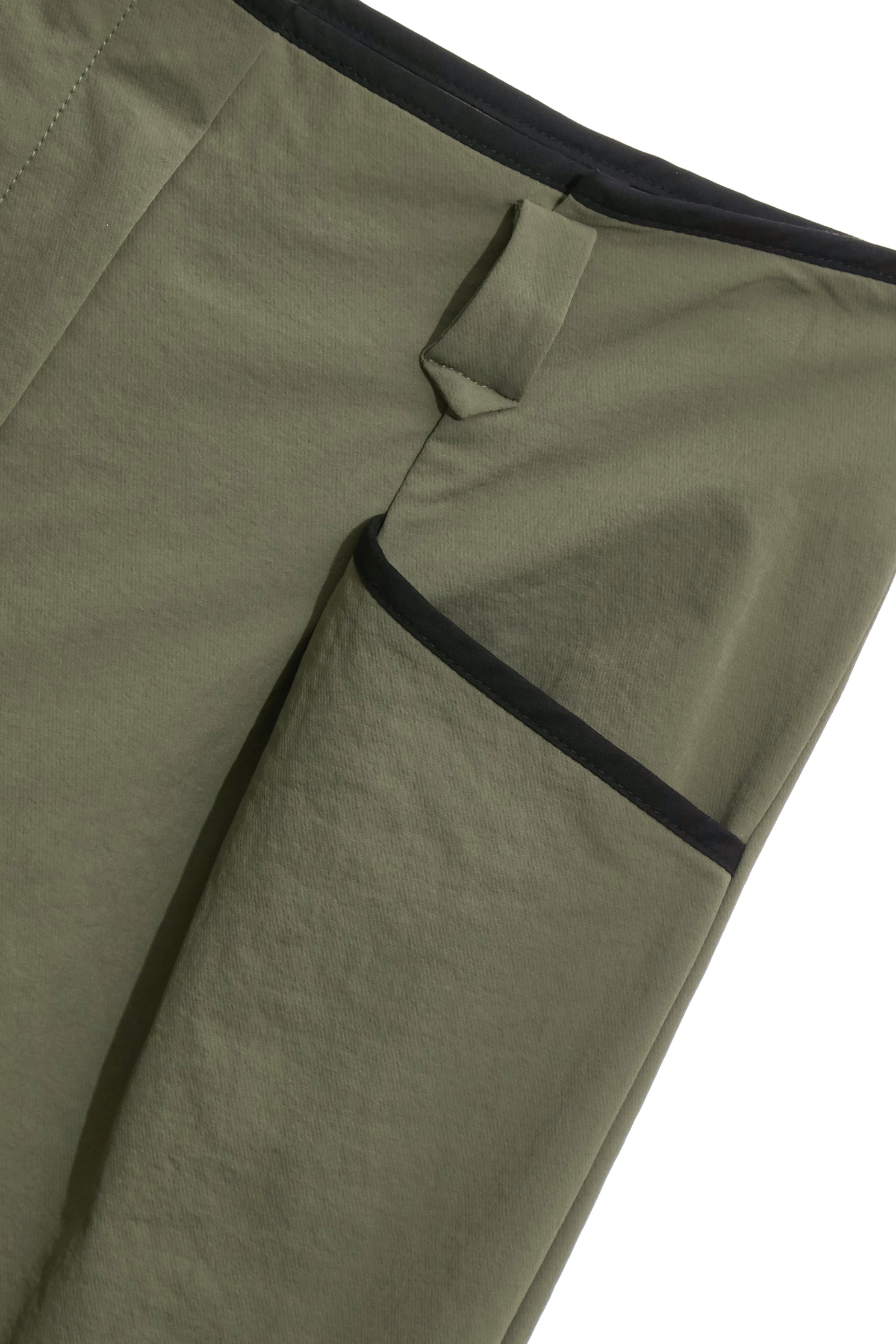 Contrast Trim Detail Army Green PantsContrast Trim Detail Army Green Pants,Office Looks,Culottes,Season (AW) Look,Skinny pants,Culottes