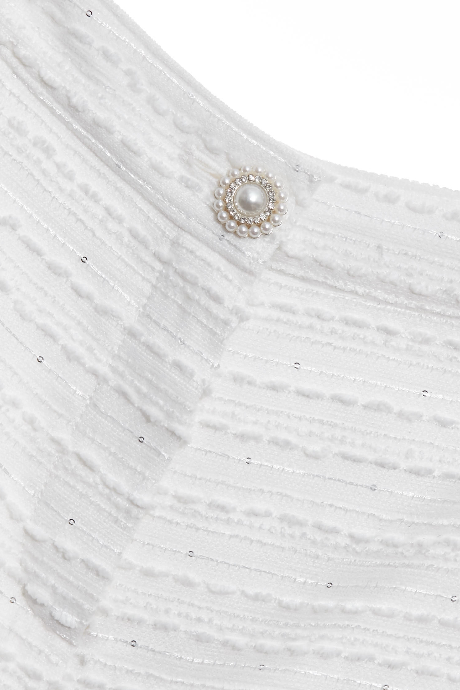 Wide Leg Tweed PantsWide Leg Tweed Pants,Culottes,pearl,White pants,Season (AW) Look,pants