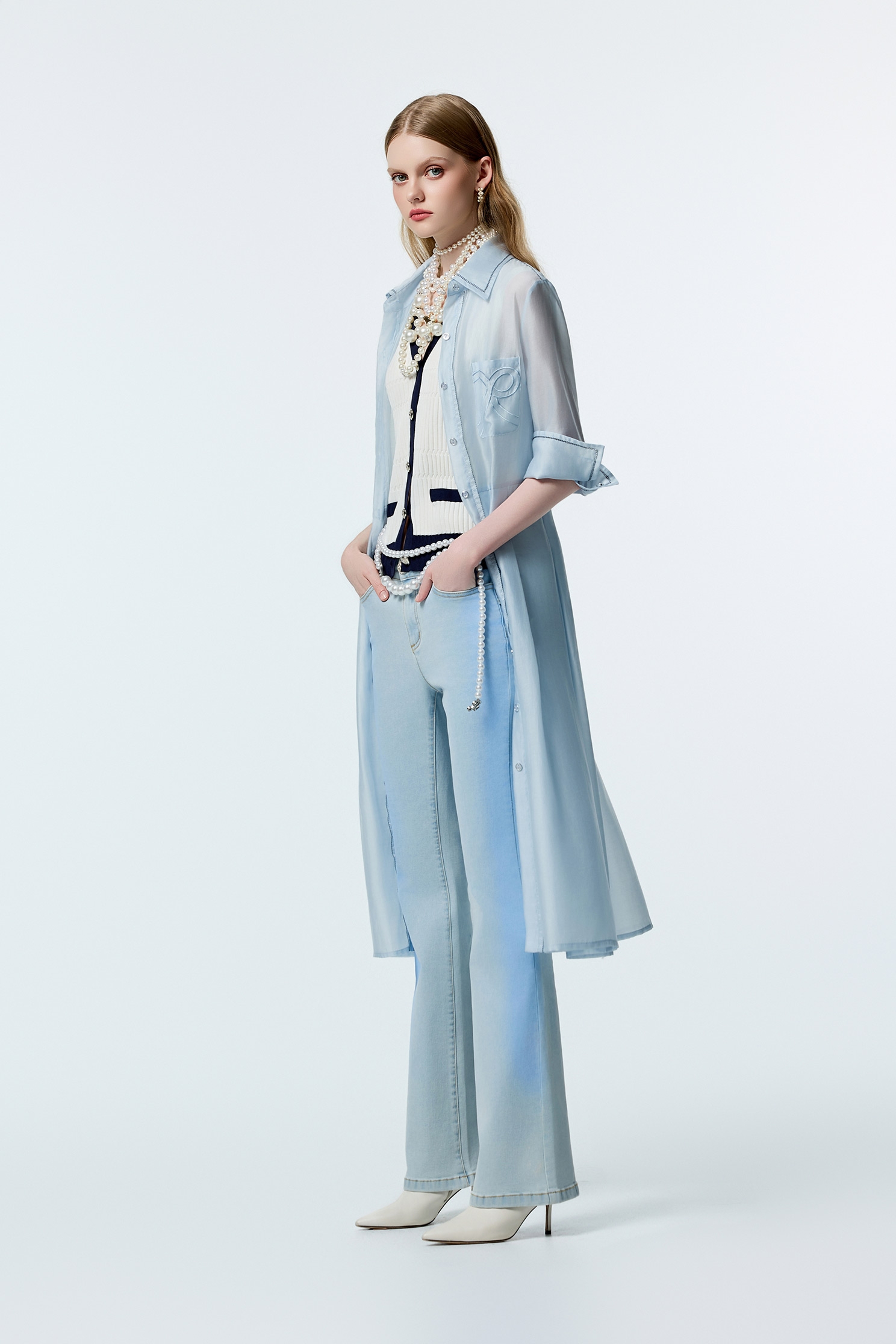 Basic Boot Leg JeansBasic Boot Leg Jeans,Denim,Bell-bottoms,Denim,Jeans,Season (AW) Look,Valentine,Bell-bottoms,upperclass