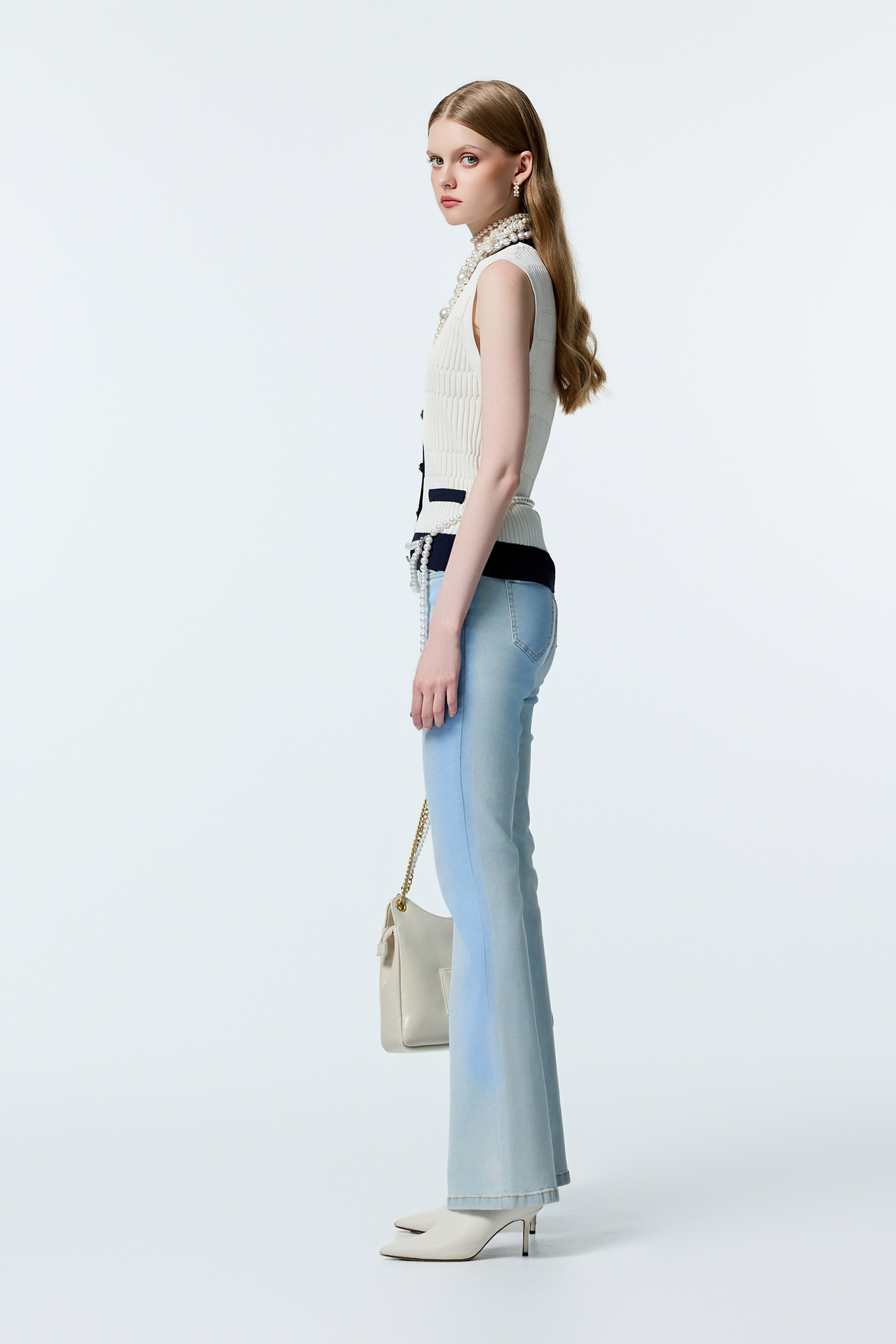 Basic Boot Leg JeansBasic Boot Leg Jeans,Denim,Bell-bottoms,Denim,Jeans,Season (AW) Look,Valentine,Bell-bottoms,upperclass