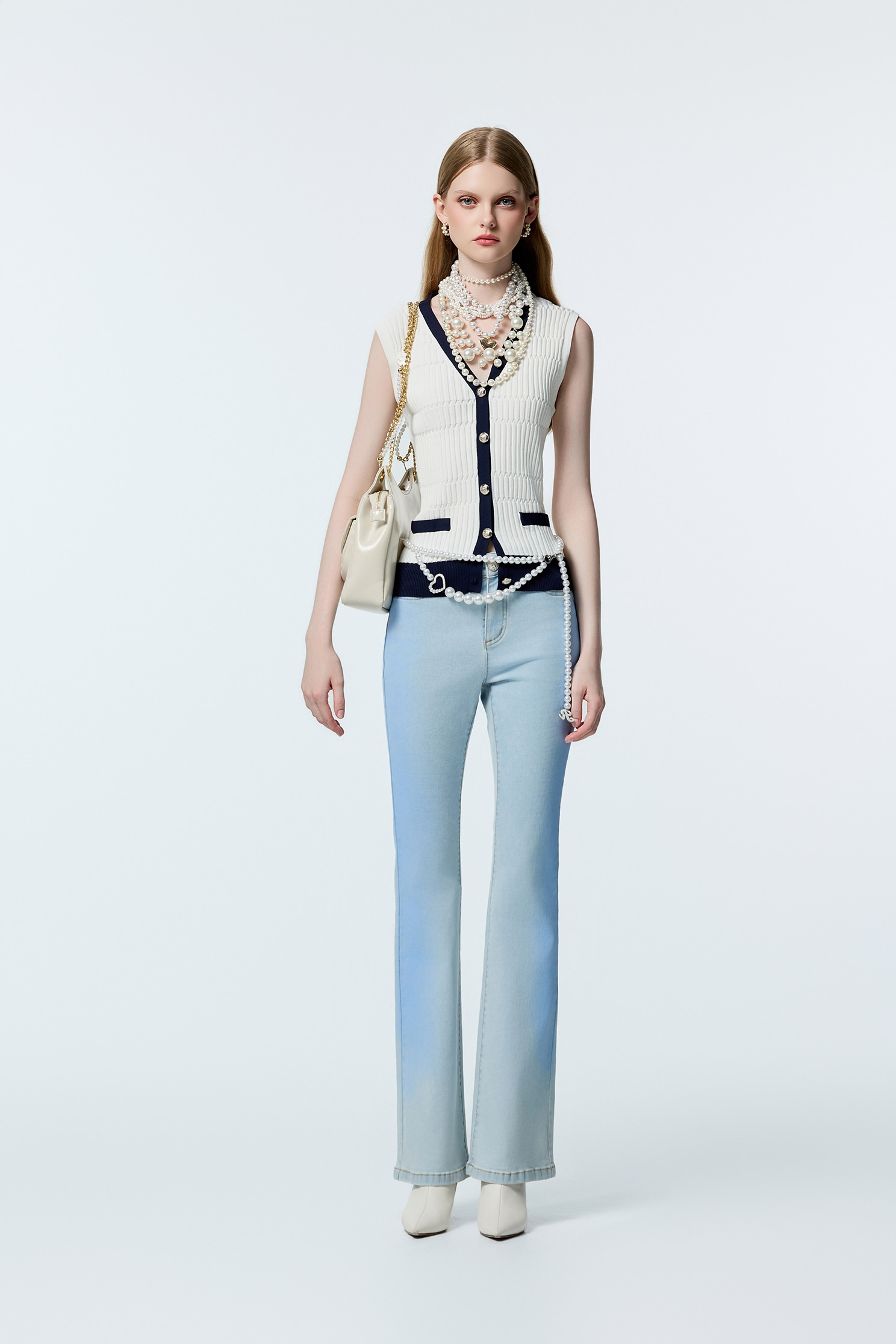 Basic Boot Leg JeansBasic Boot Leg Jeans,Denim,Bell-bottoms,Denim,Jeans,Season (AW) Look,Valentine,Bell-bottoms,upperclass