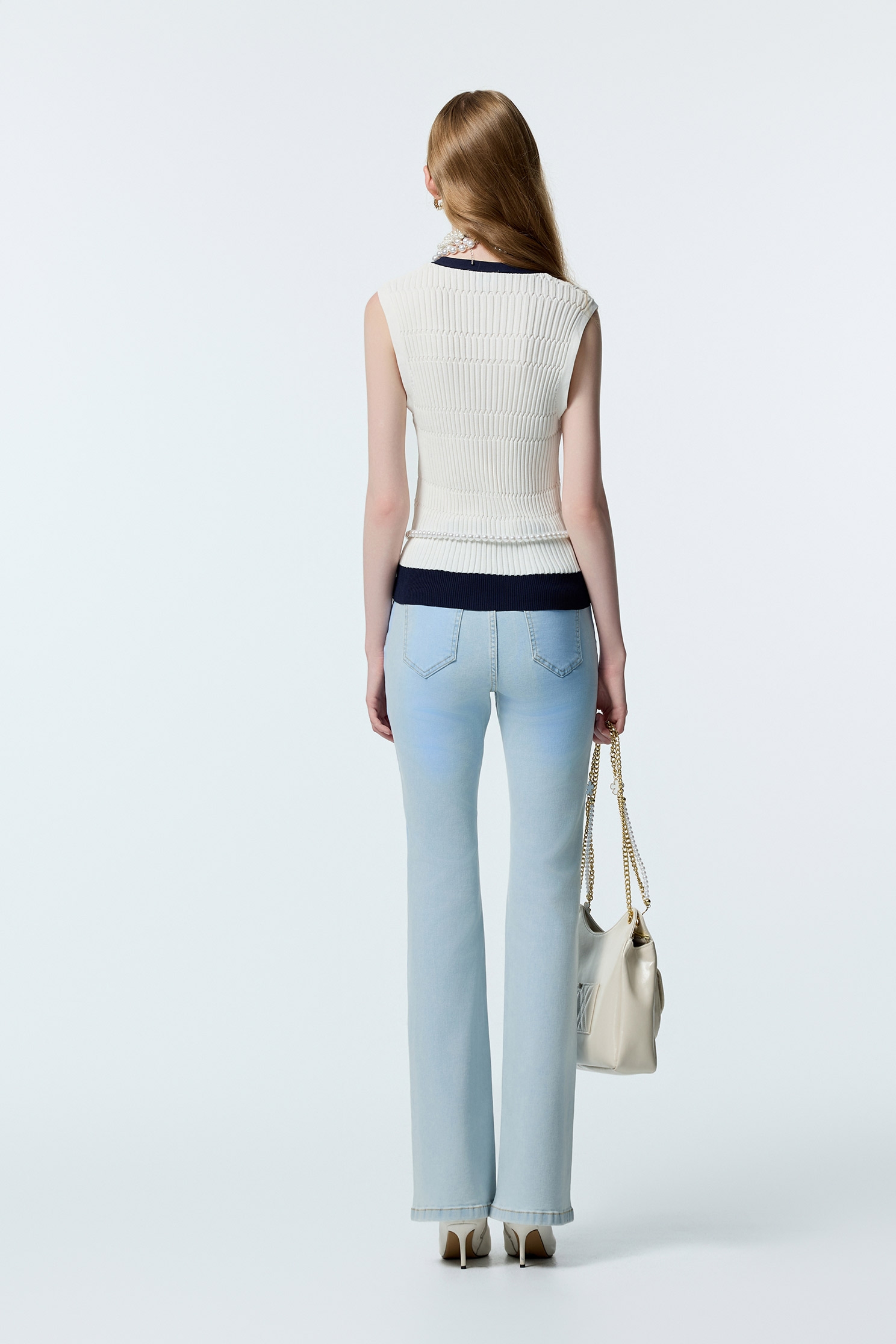 Basic Boot Leg JeansBasic Boot Leg Jeans,Denim,Bell-bottoms,Denim,Jeans,Season (AW) Look,Valentine,Bell-bottoms,upperclass