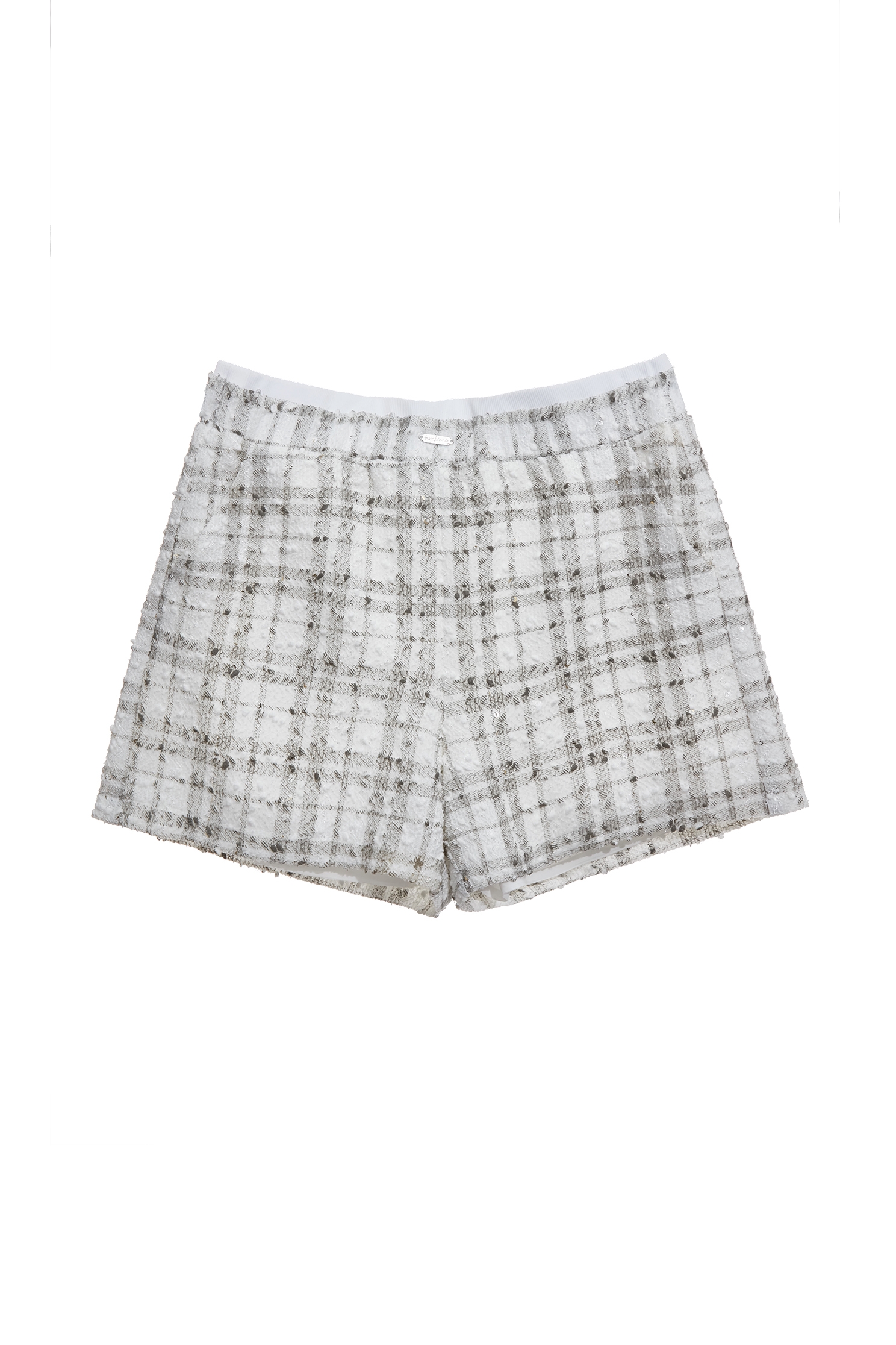 Plaid Tweed ShortsPlaid Tweed Shorts,co-ord sets,Plaid,Shorts,Season (AW) Look,upperclass