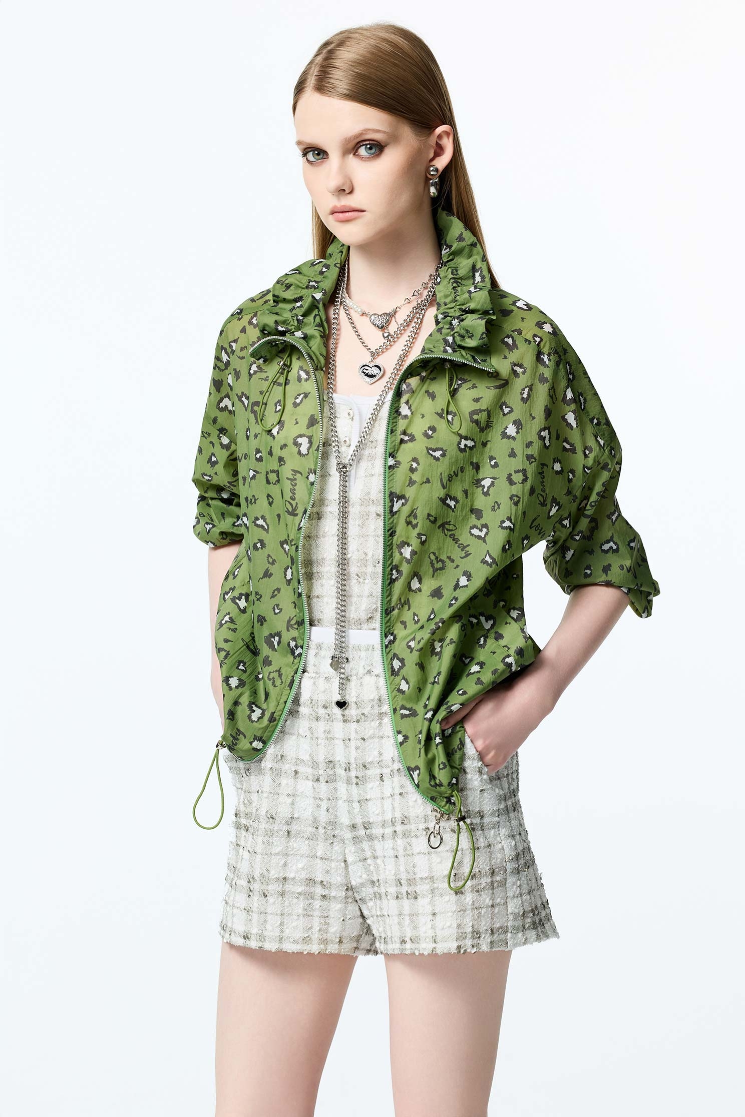 Plaid Tweed ShortsPlaid Tweed Shorts,co-ord sets,Plaid,Shorts,Season (AW) Look,upperclass